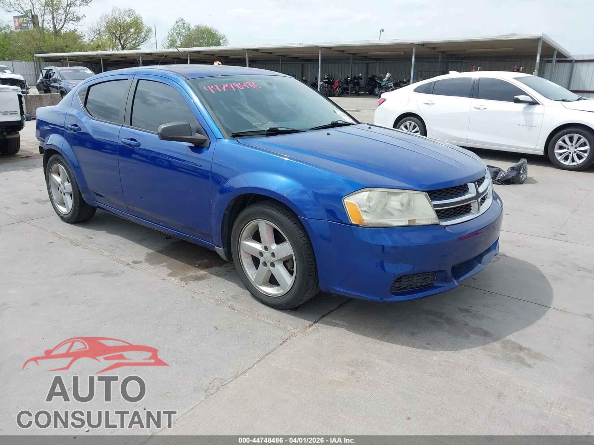 DODGE AVENGER 2014 - 1C3CDZAB6EN104822