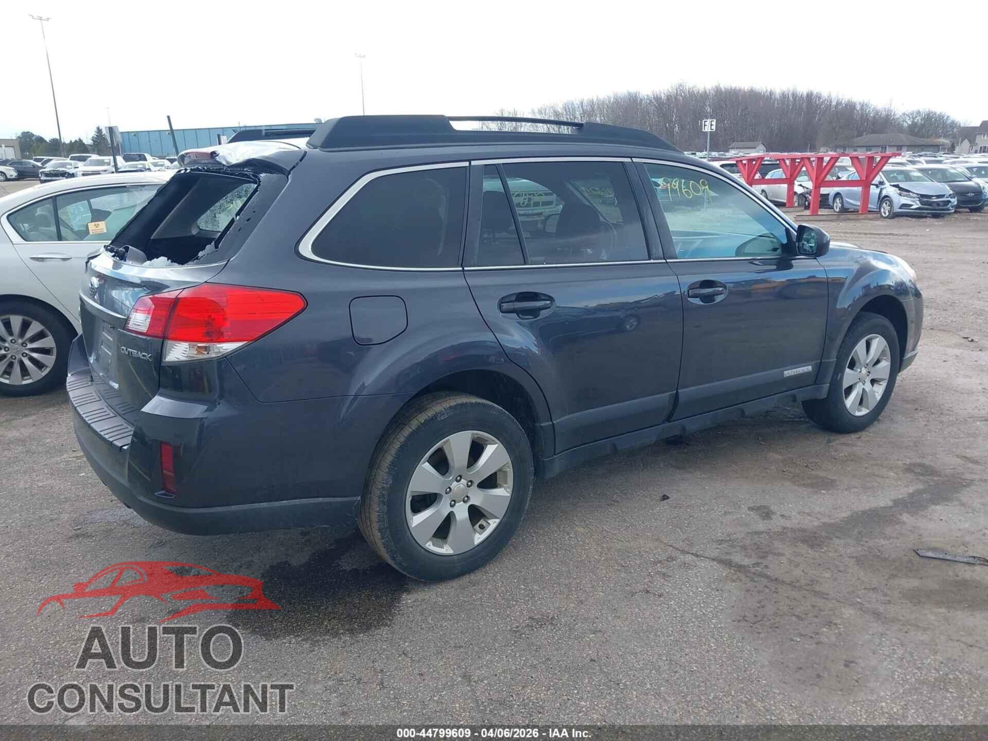 SUBARU OUTBACK 2011 - 4S4BRCCC3B3414845