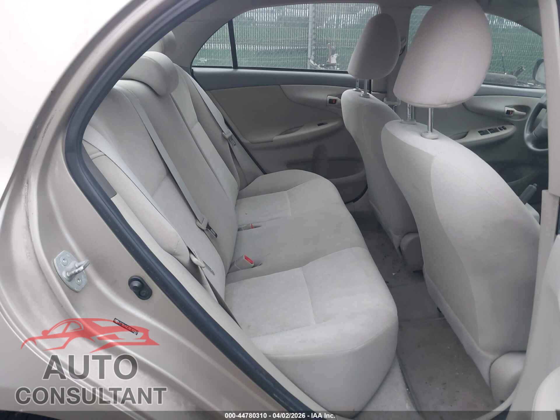 TOYOTA COROLLA 2009 - 2T1BU40E39C182957