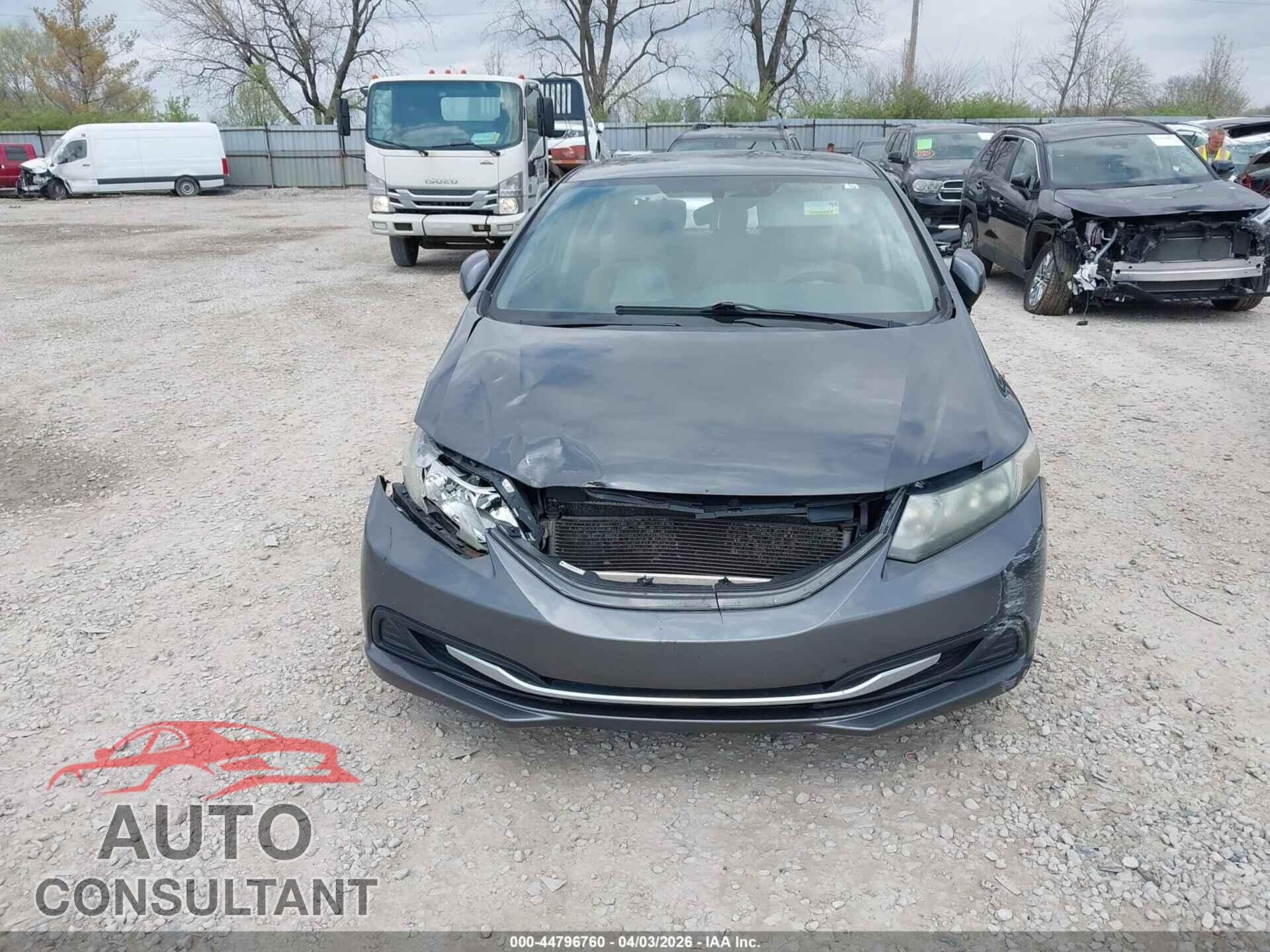 HONDA CIVIC 2013 - 2HGFB2F66DH527748