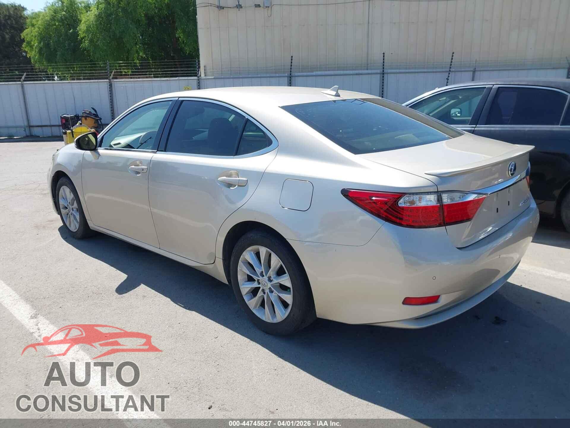 LEXUS ES 300H 2014 - JTHBW1GG1E2070570