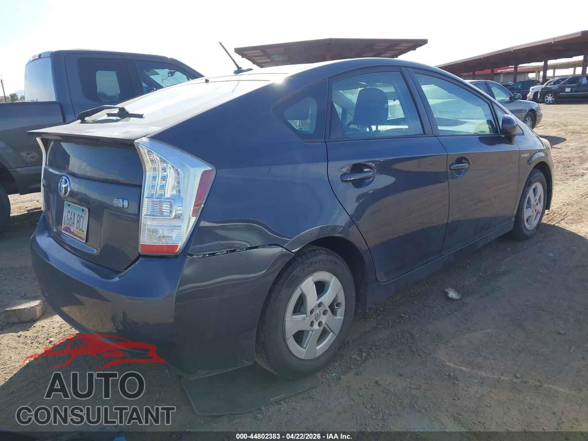TOYOTA PRIUS 2010 - JTDKN3DU6A0195001