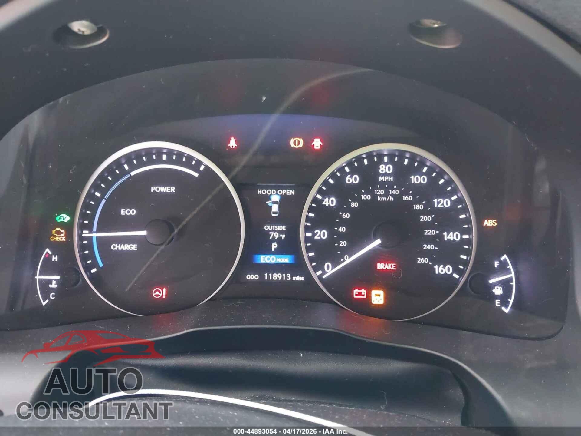 LEXUS ES 300H 2014 - JTHBW1GGXE2050785