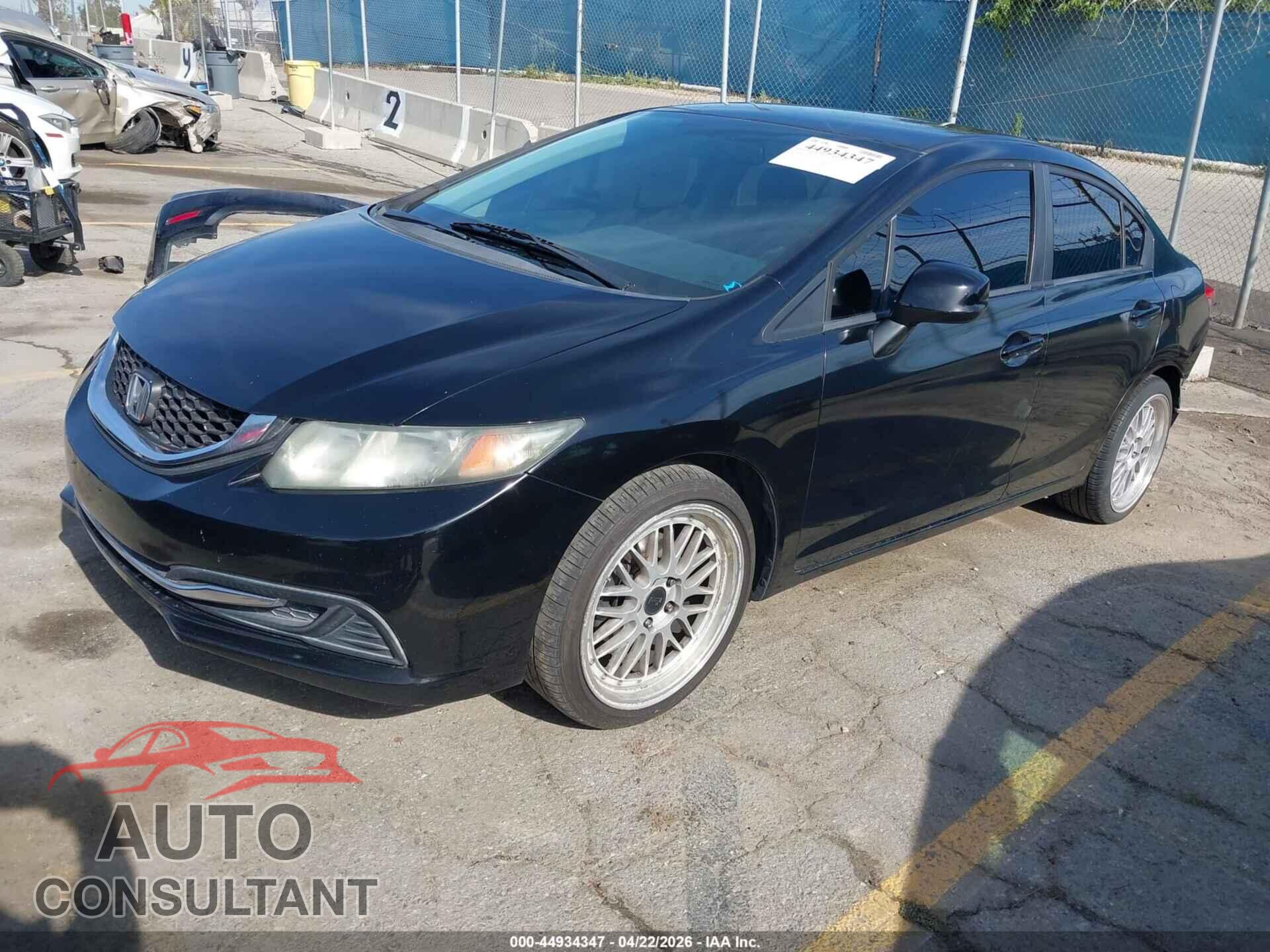 HONDA CIVIC 2013 - 2HGFB2F51DH518544