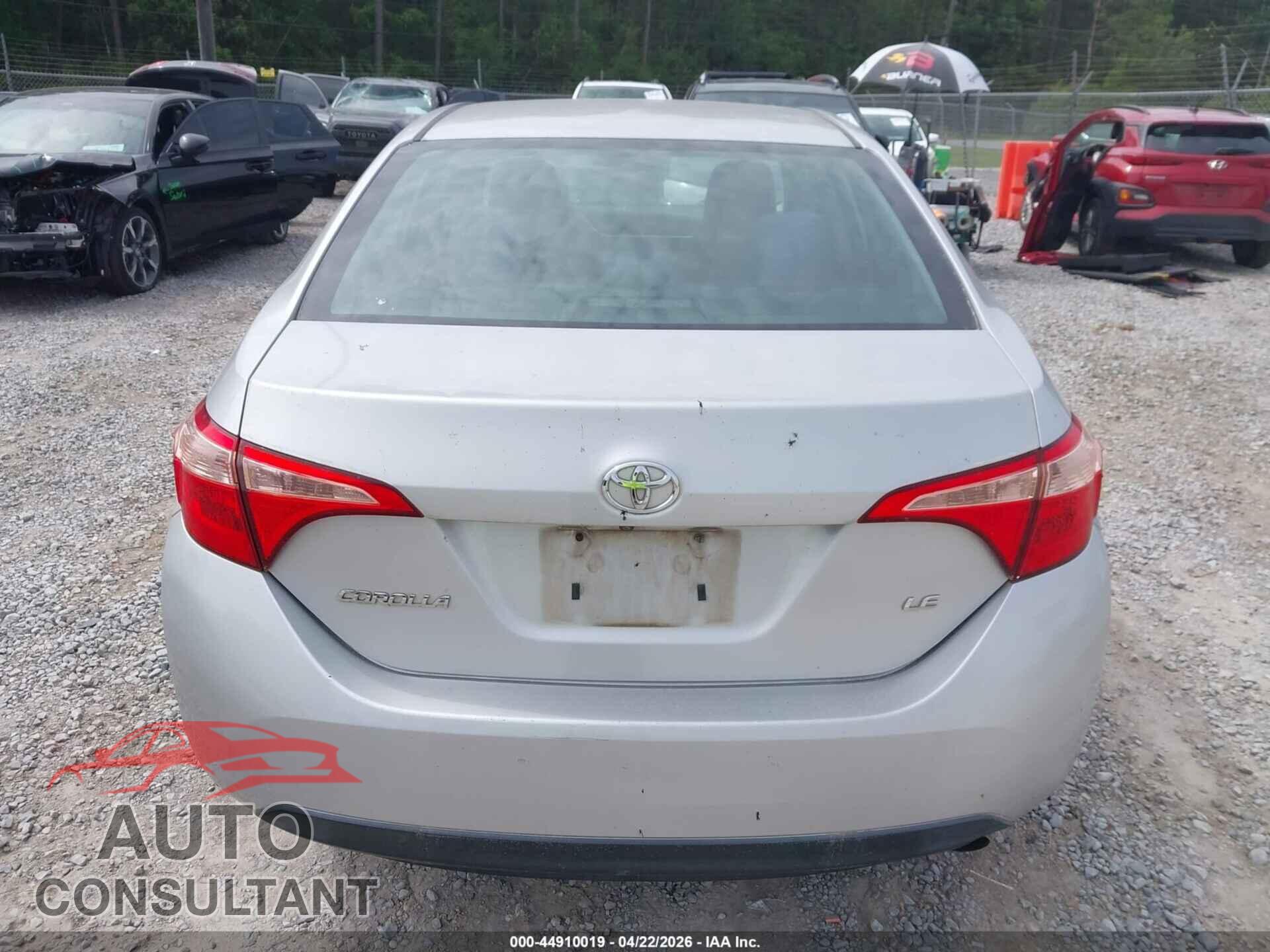 TOYOTA COROLLA 2017 - 5YFBURHE6HP651605