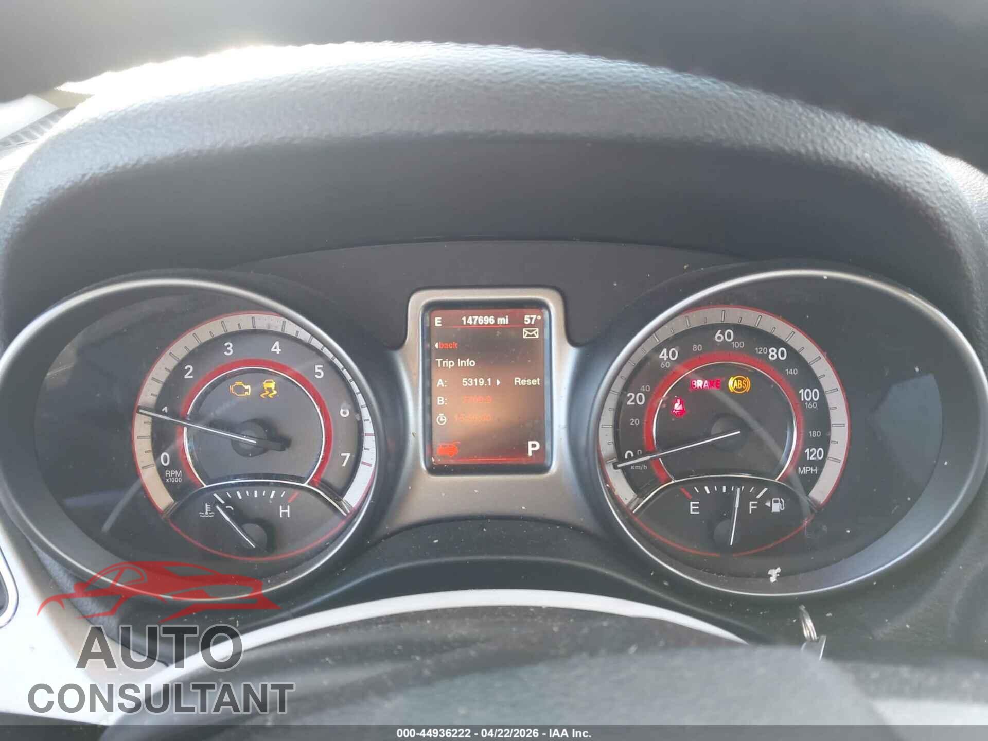 DODGE JOURNEY 2016 - 3C4PDCGB4GT241343