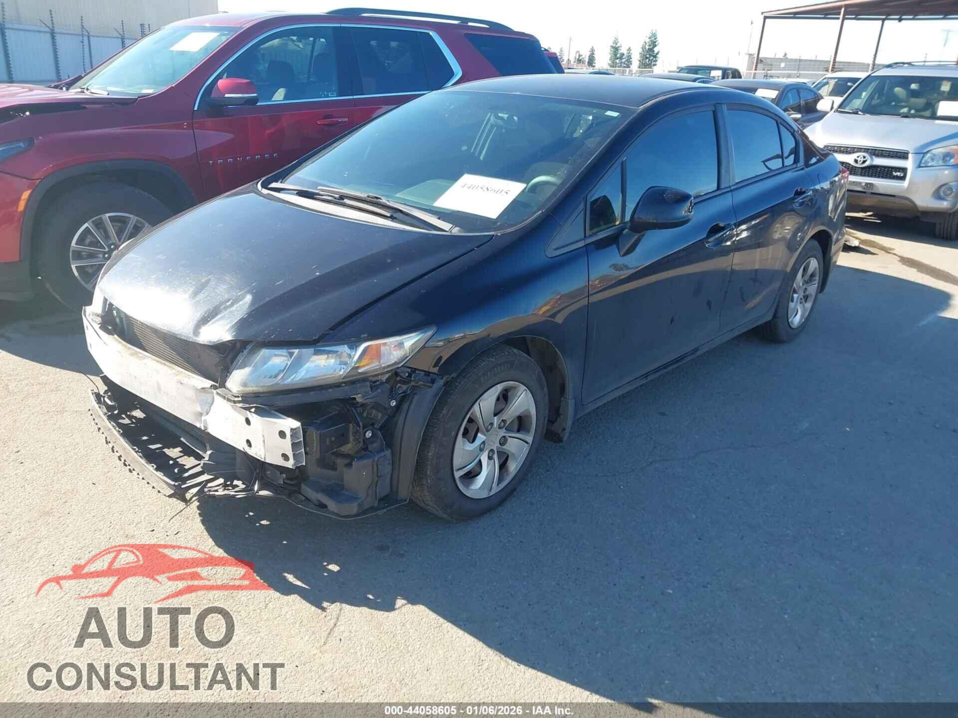 HONDA CIVIC 2013 - 2HGFB2F56DH562765