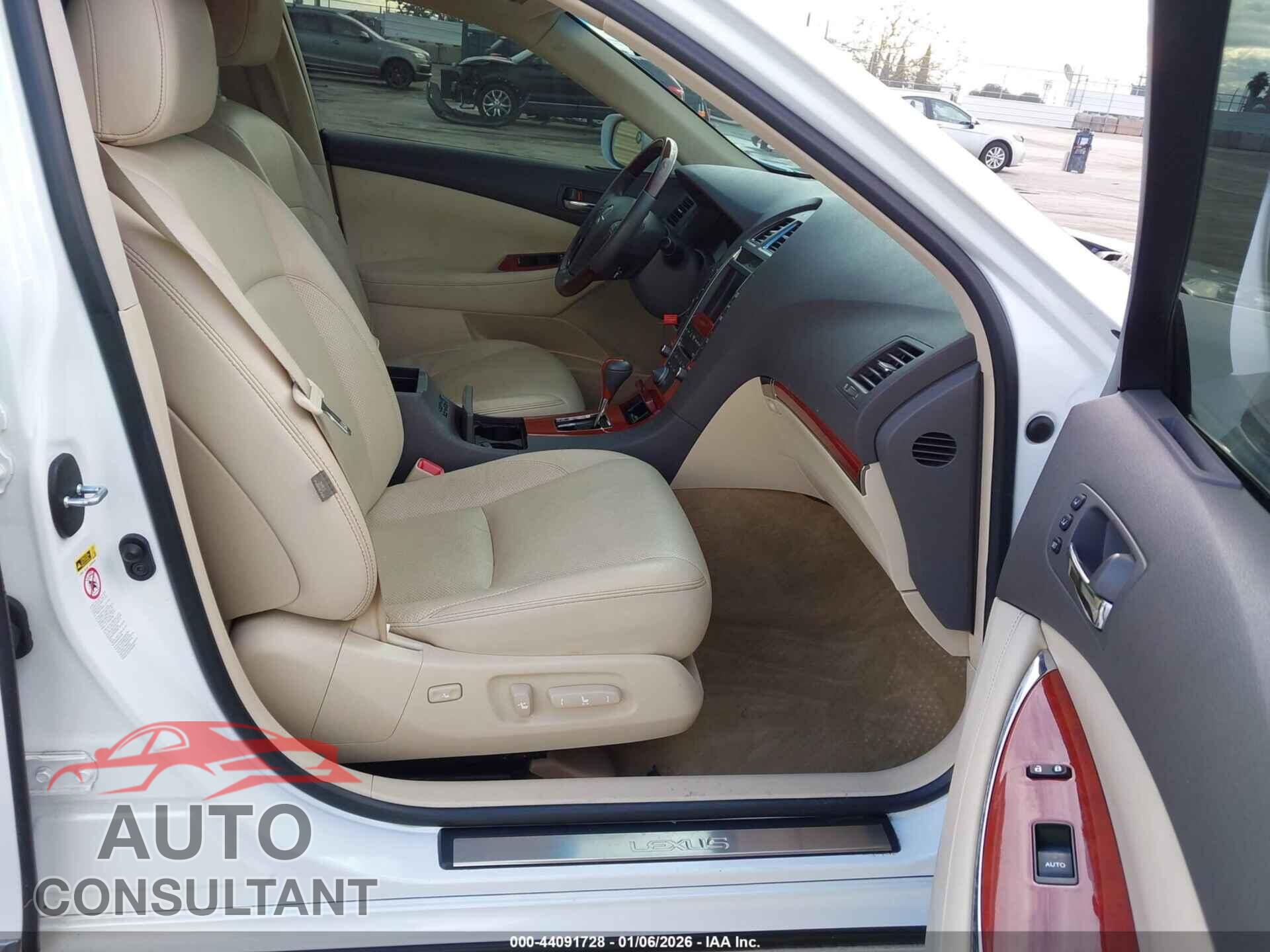 LEXUS ES 350 2012 - JTHBK1EGXC2495412