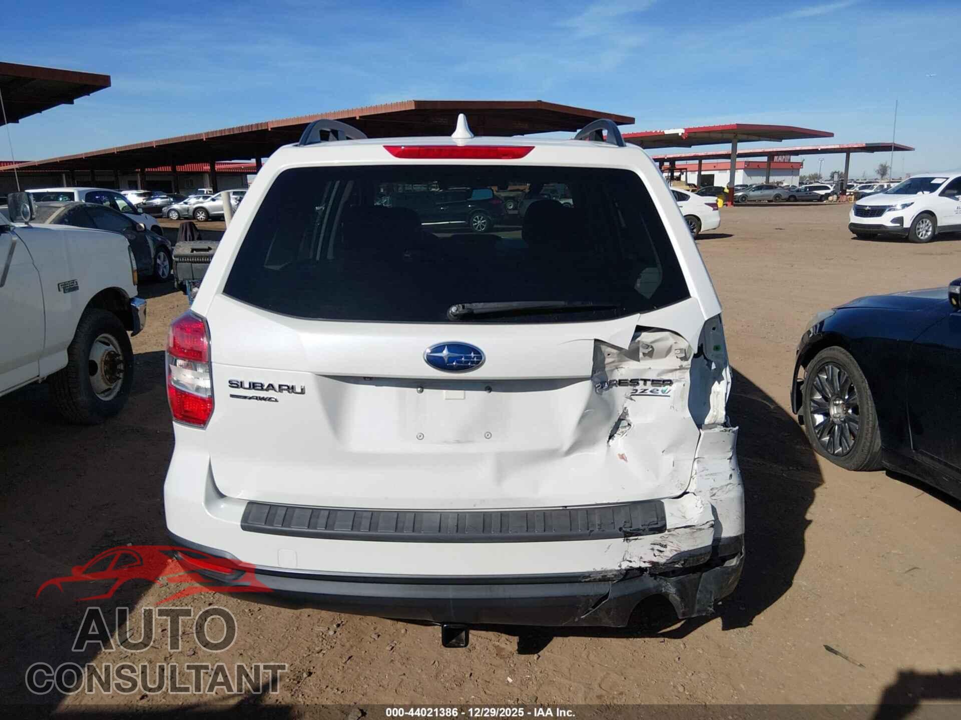 SUBARU FORESTER 2016 - JF2SJAFC0GH522251