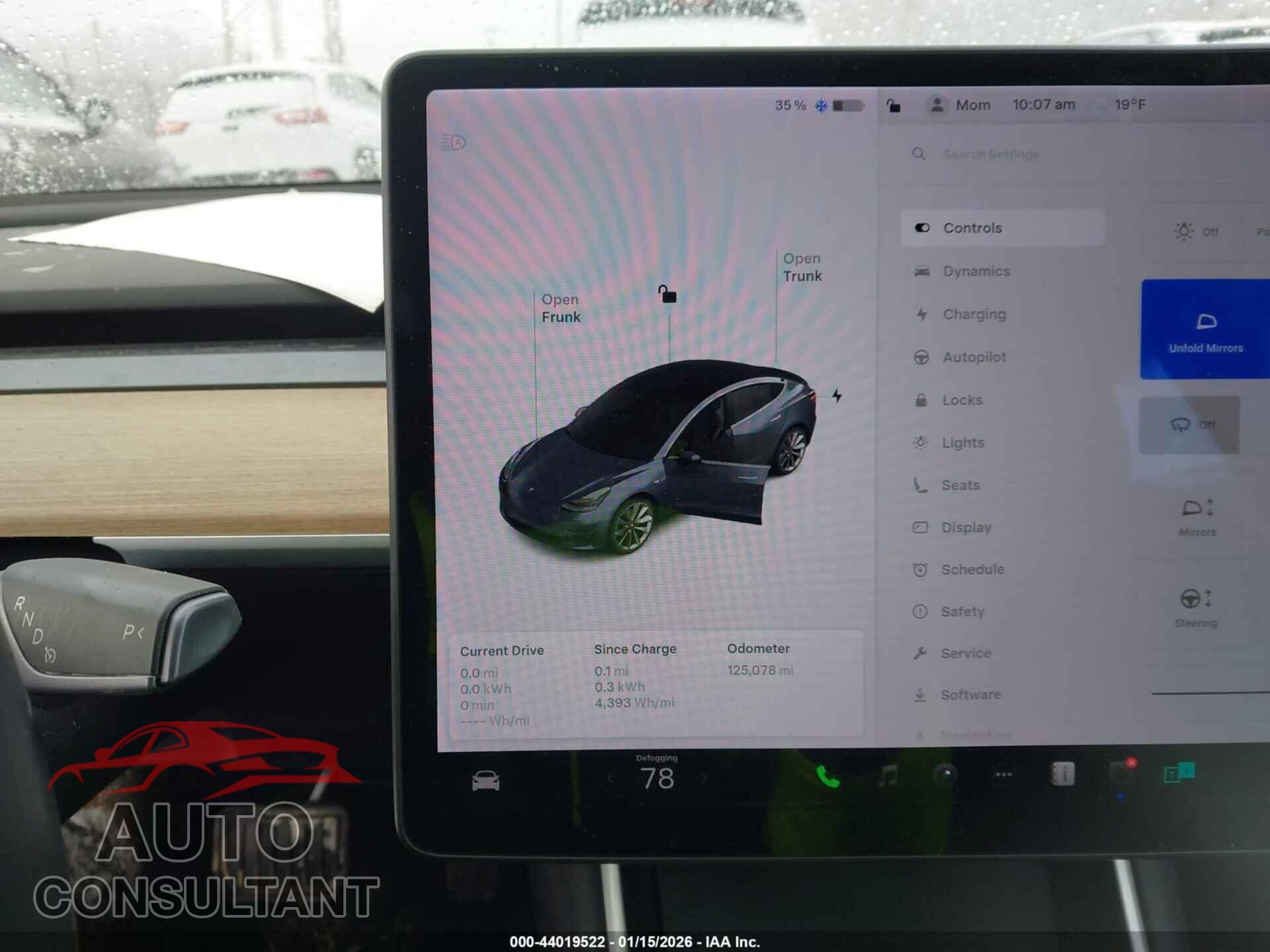 TESLA MODEL 3 2018 - 5YJ3E1EA5JF017580