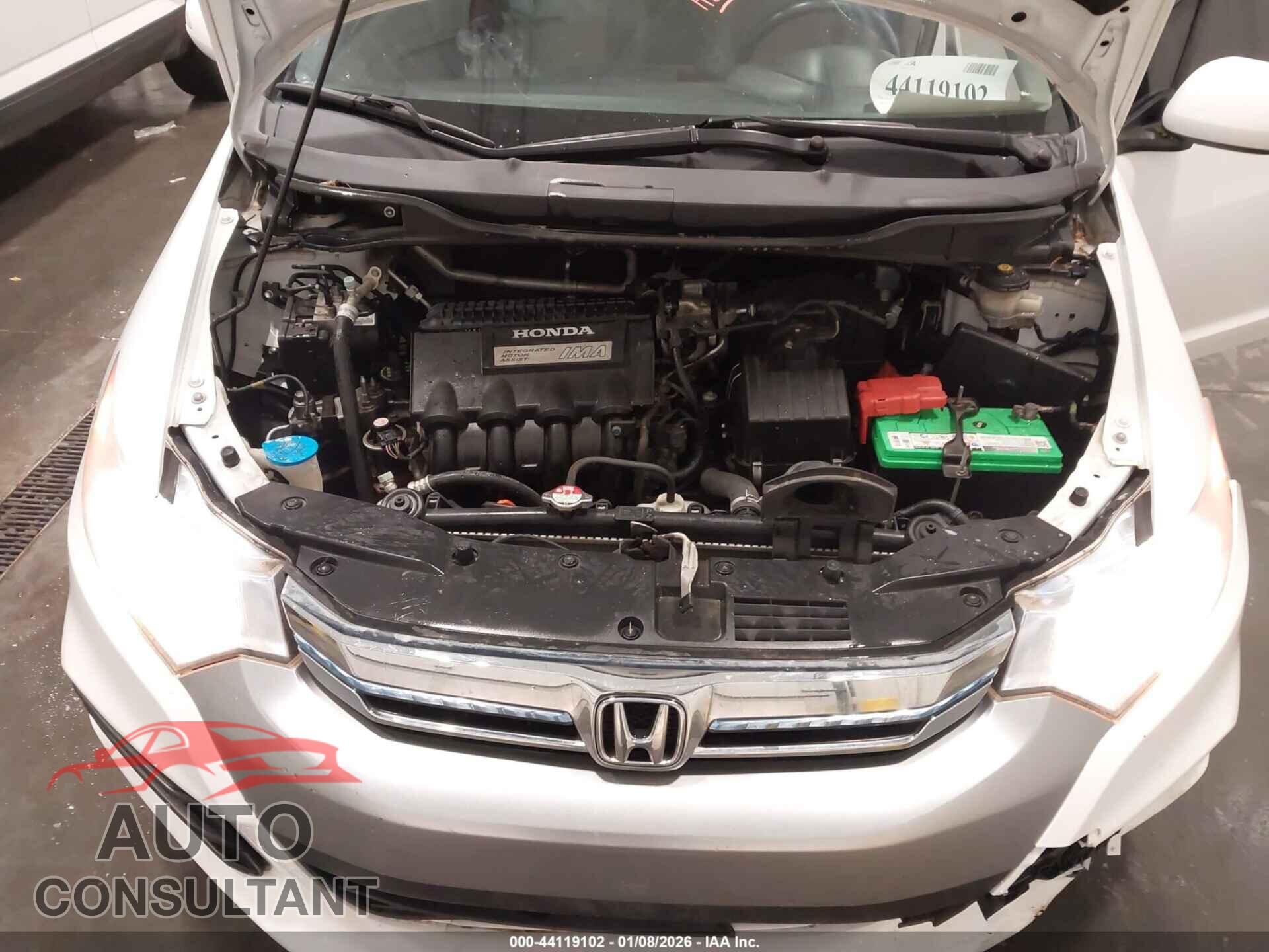 HONDA INSIGHT 2012 - JHMZE2H75CS004767