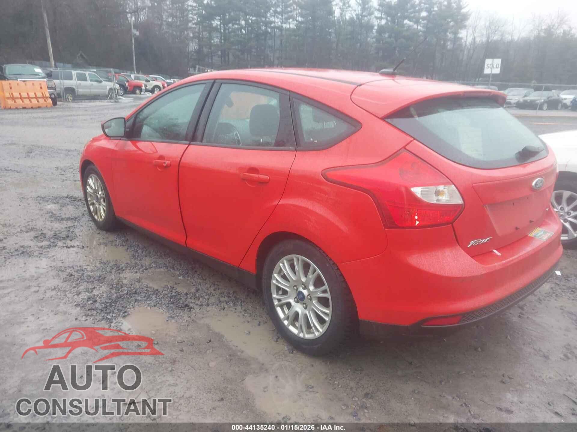 FORD FOCUS 2012 - 1FAHP3K2XCL107287