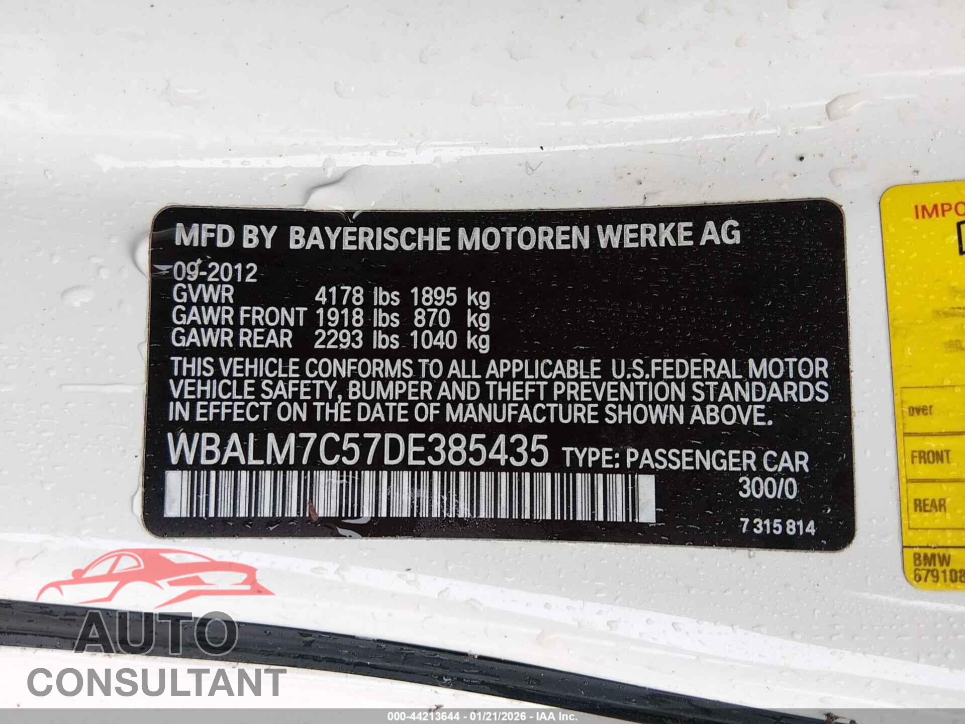 BMW Z4 2013 - WBALM7C57DE385435