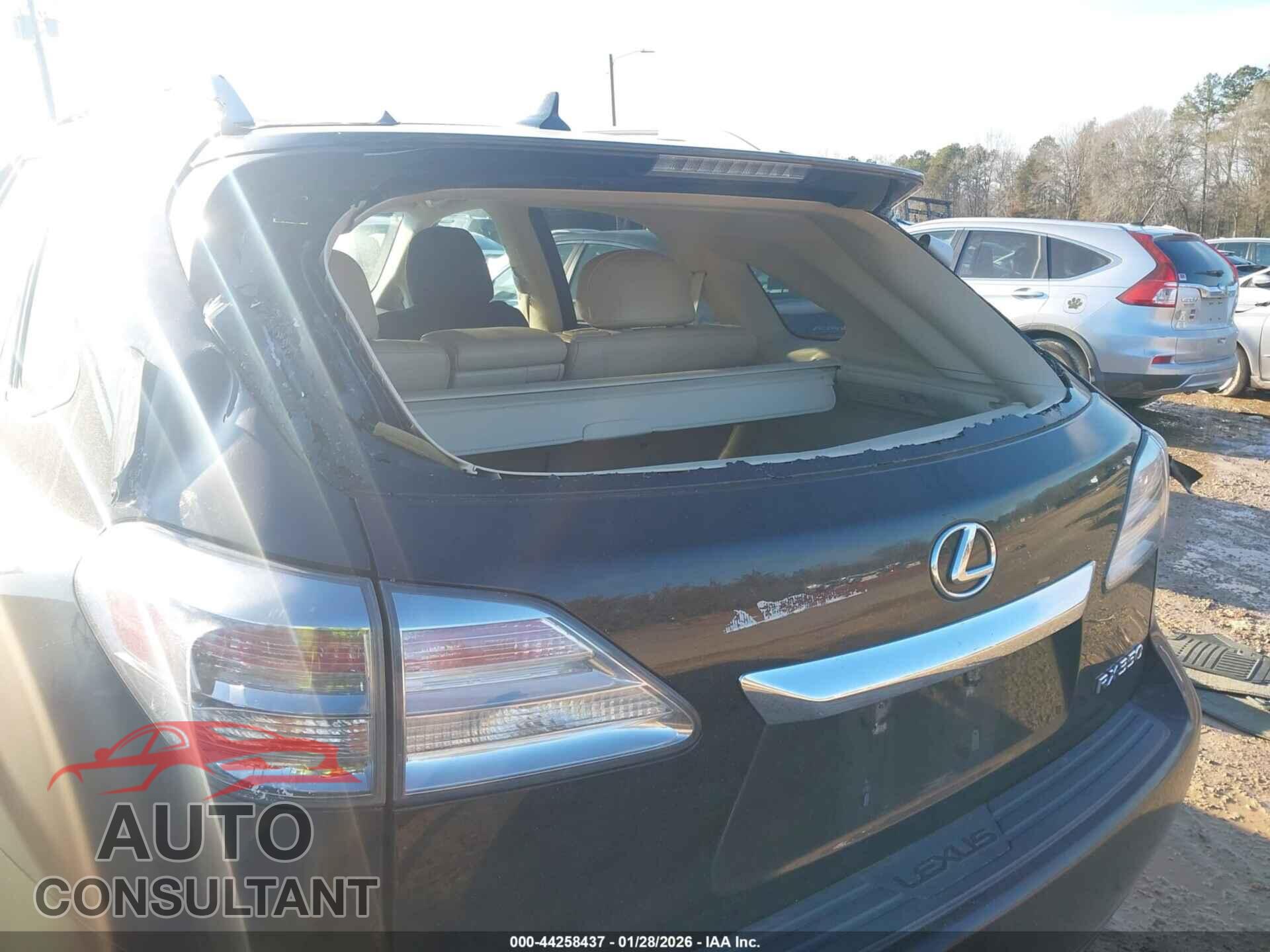 LEXUS RX 350 2011 - 2T2BK1BA2BC101351
