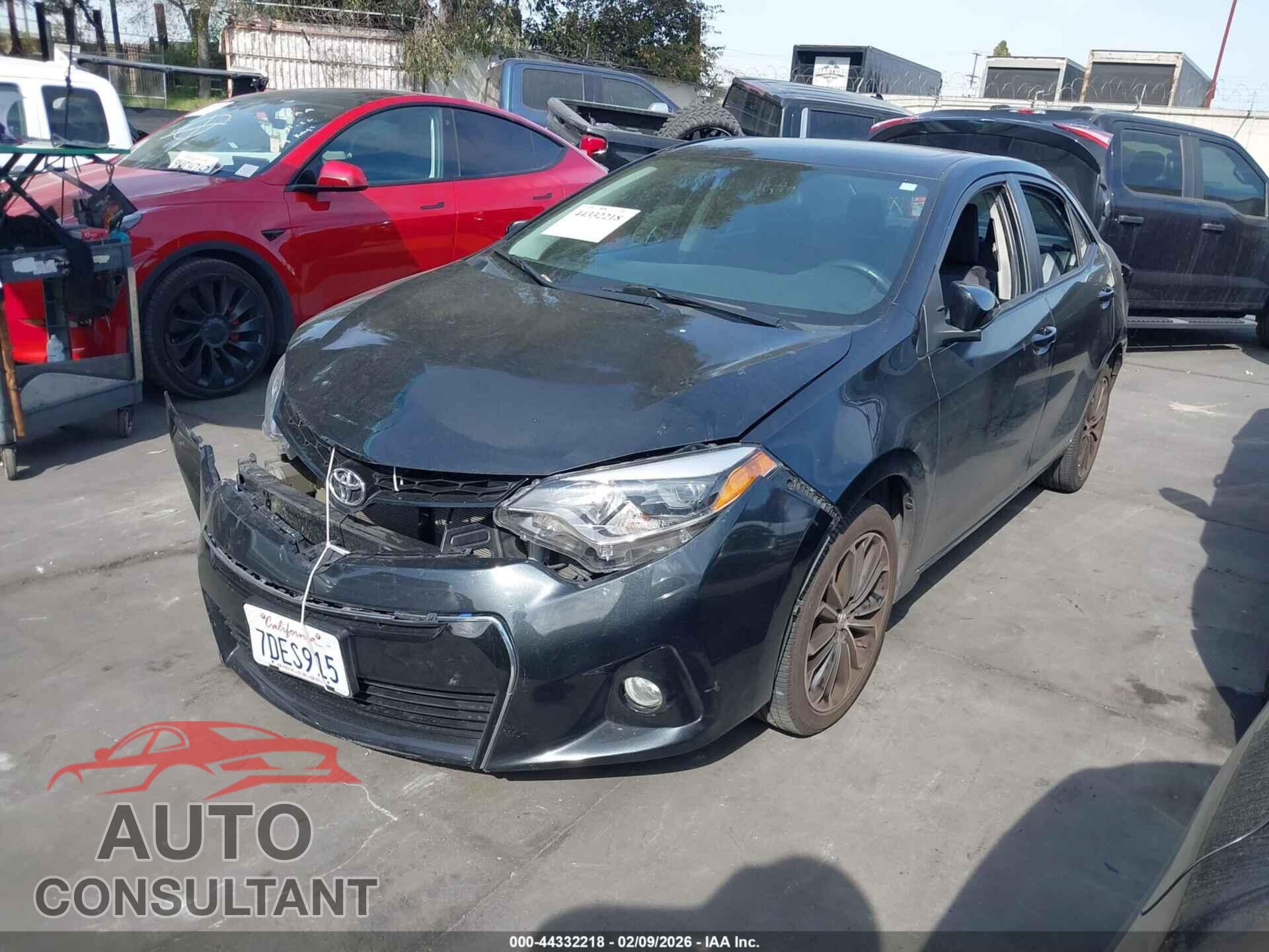 TOYOTA COROLLA 2014 - 5YFBURHE6EP060458