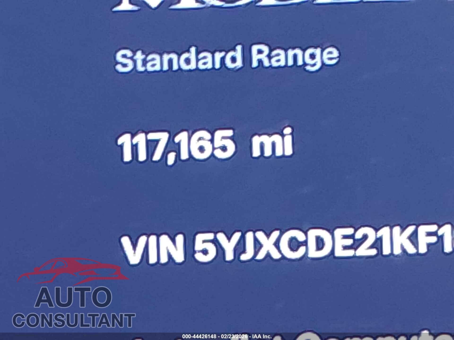 TESLA MODEL X 2019 - 5YJXCDE21KF187809