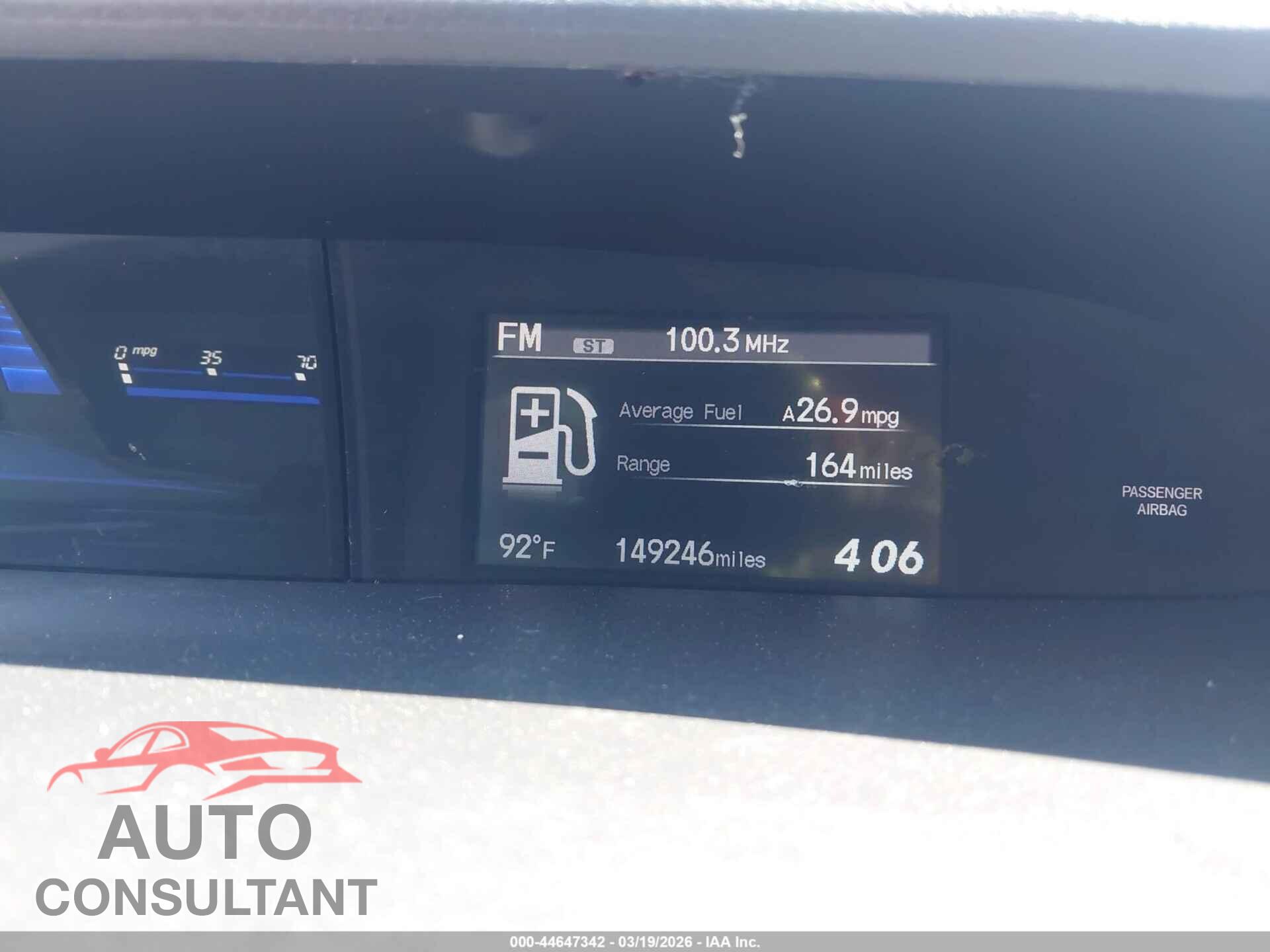 HONDA CIVIC 2014 - 19XFB2F82EE249055