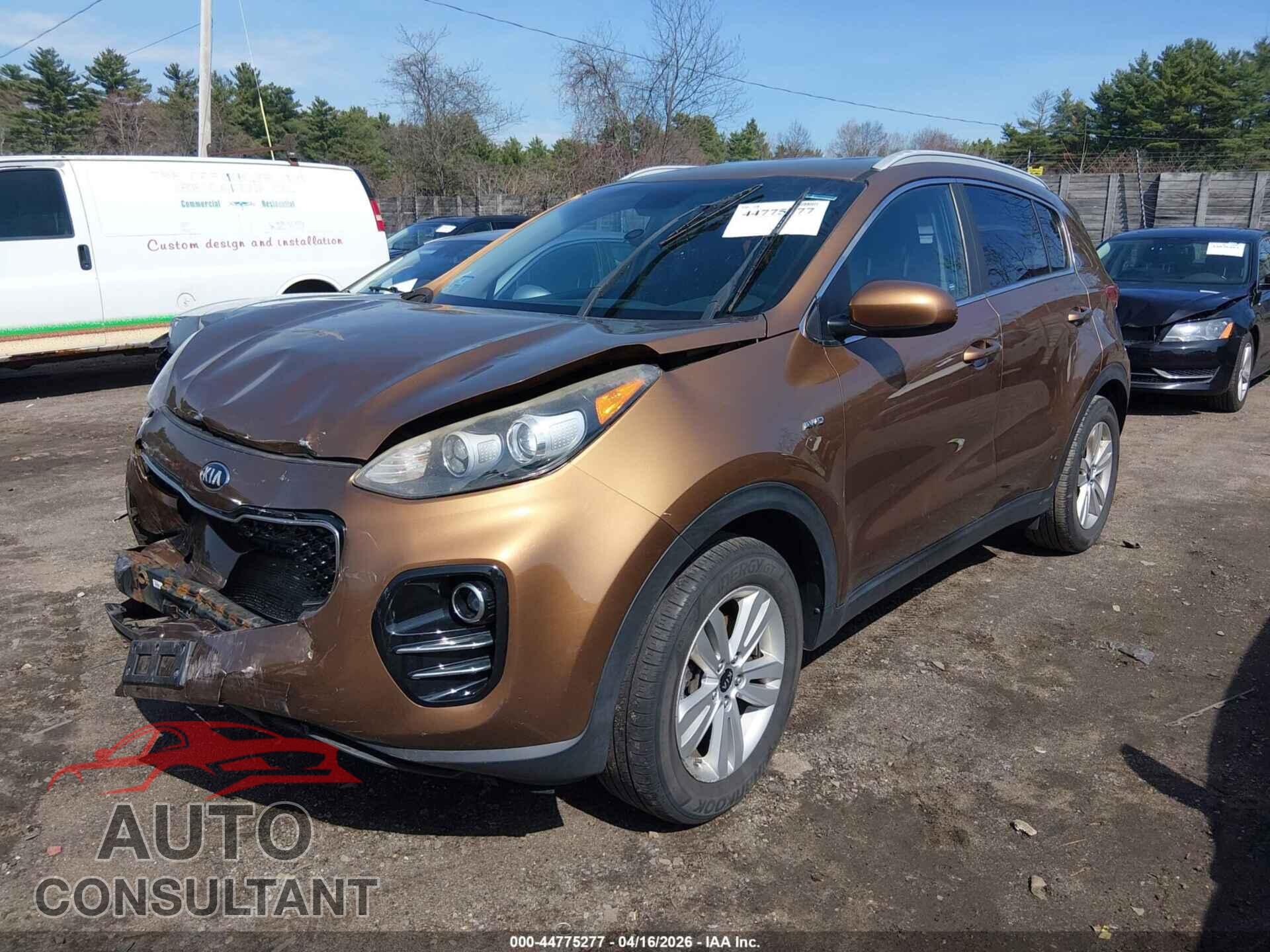 KIA SPORTAGE 2017 - KNDPMCAC8H7037331