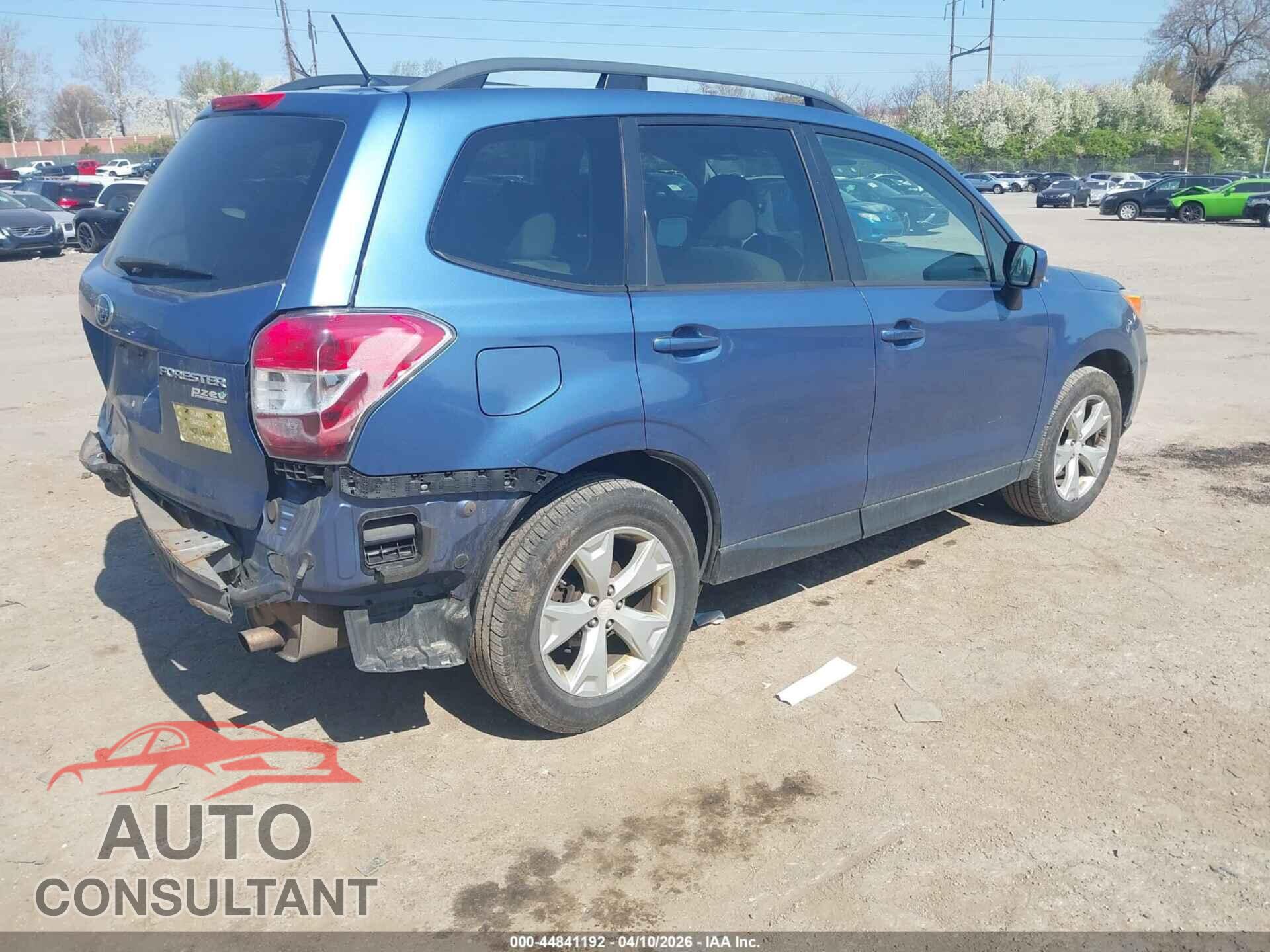 SUBARU FORESTER 2015 - JF2SJADC8FH806289