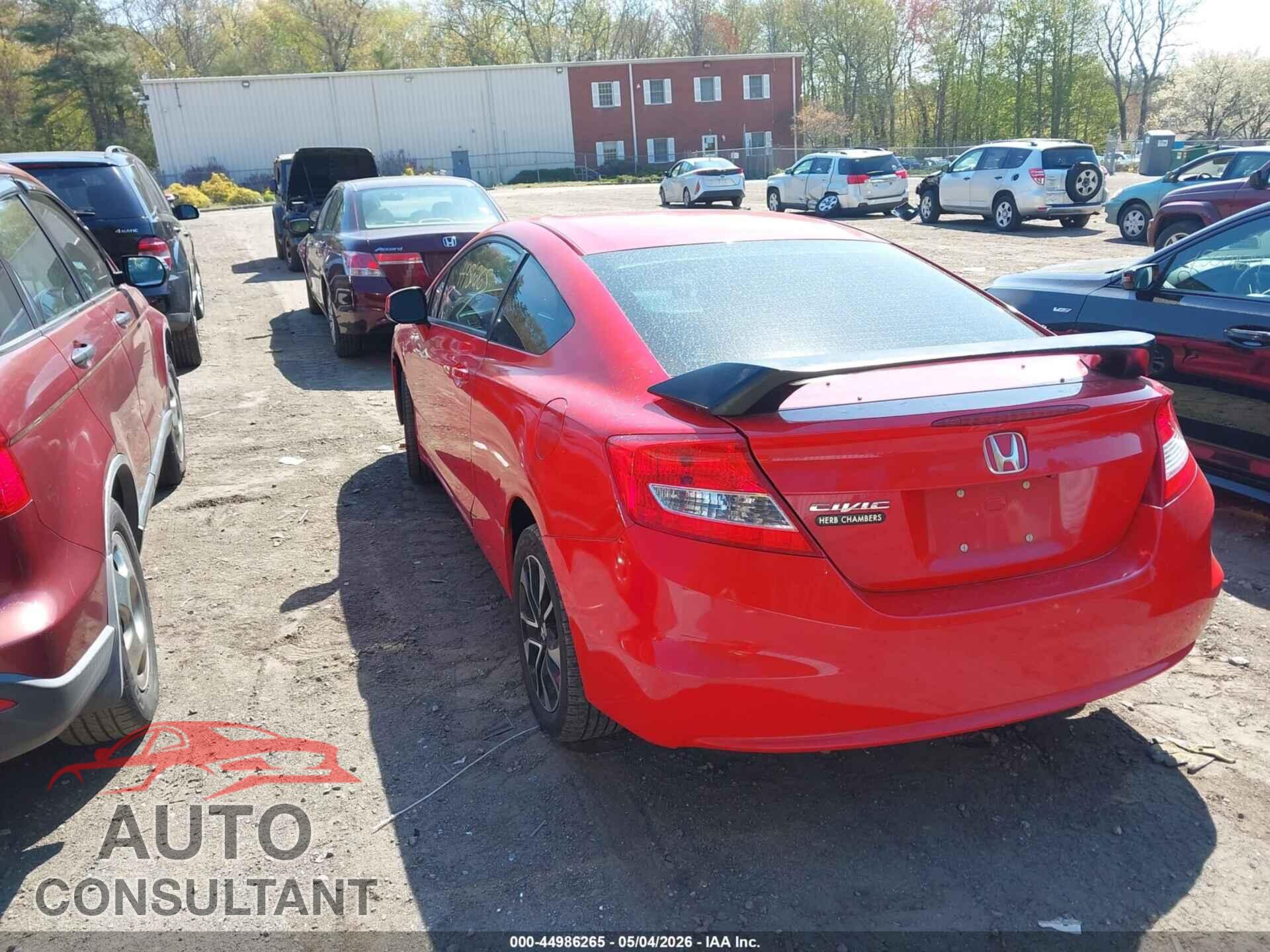 HONDA CIVIC 2013 - 2HGFG3B86DH524184