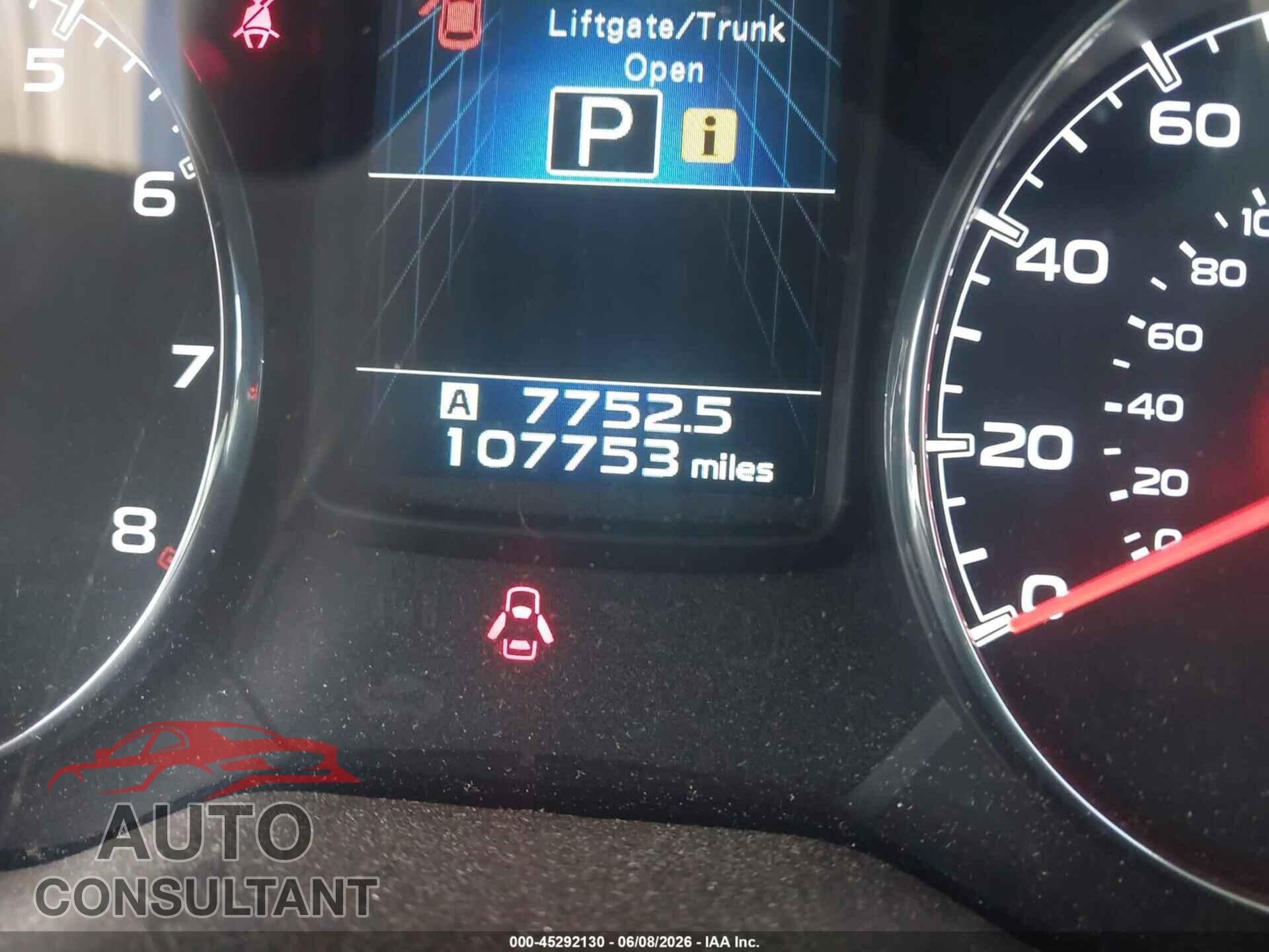 SUBARU OUTBACK 2013 - 4S4BRDKC6D2234582