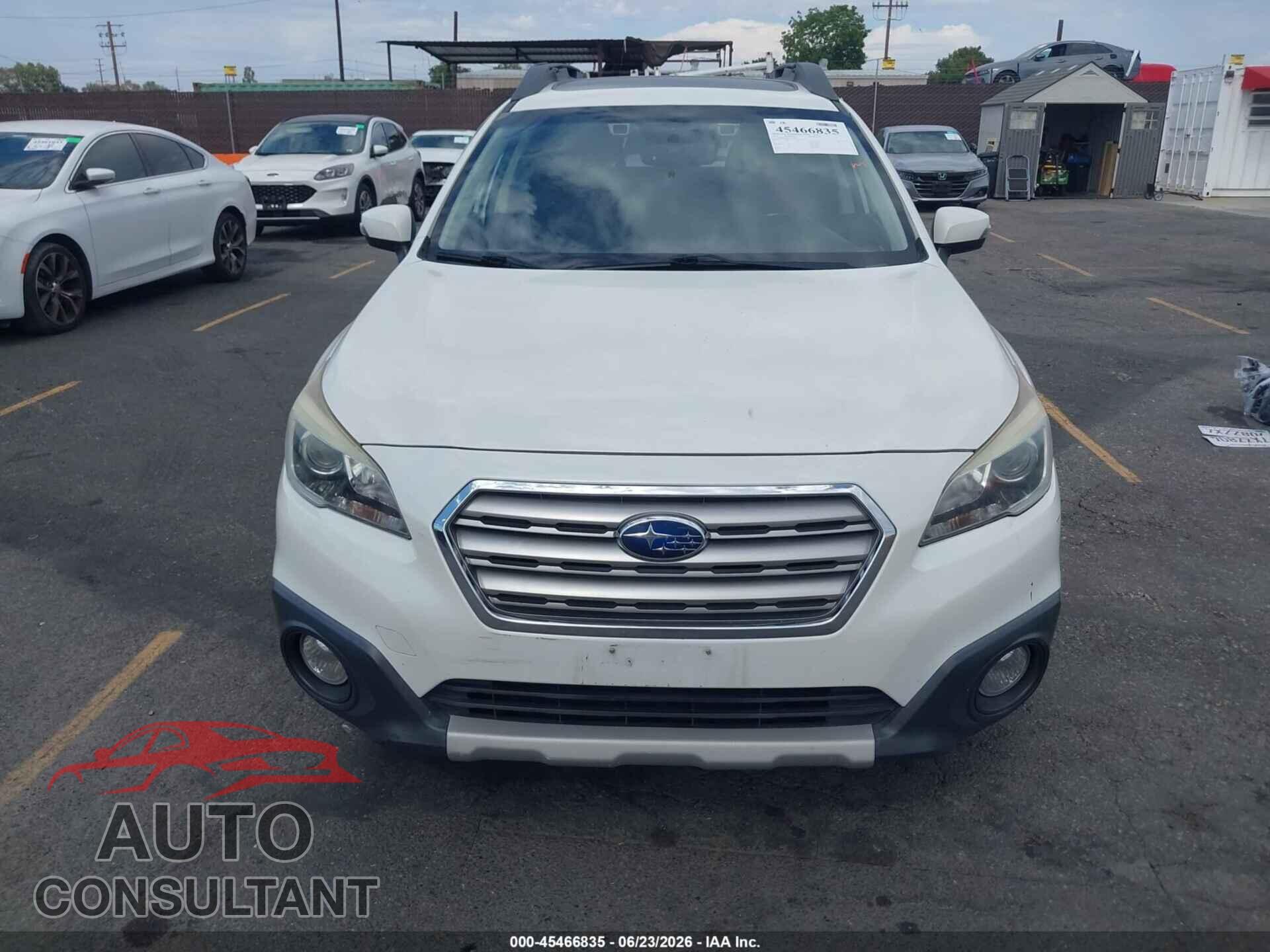 SUBARU OUTBACK 2017 - 4S4BSANC5H3371401