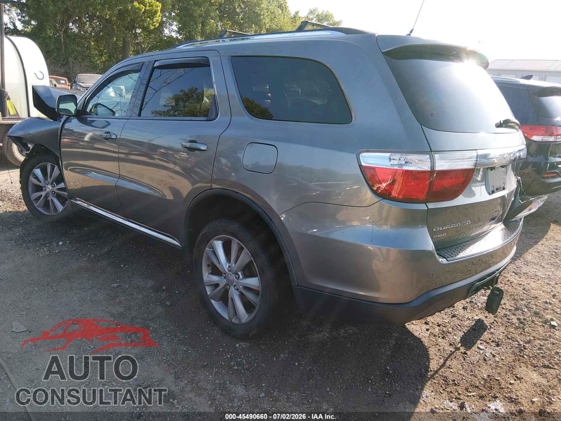 DODGE DURANGO 2012 - 1C4RDJDG7CC309184