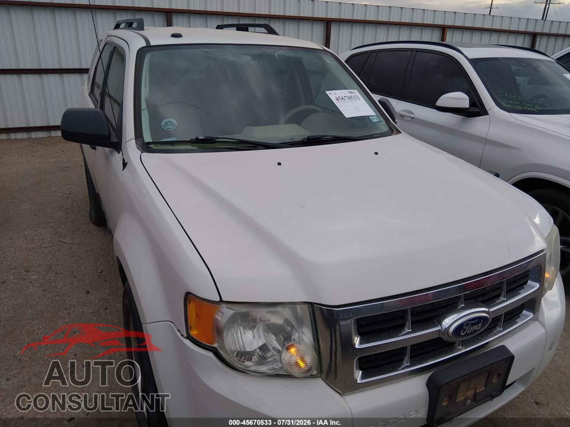 FORD ESCAPE 2010 - 1FMCU0D79AKB10524