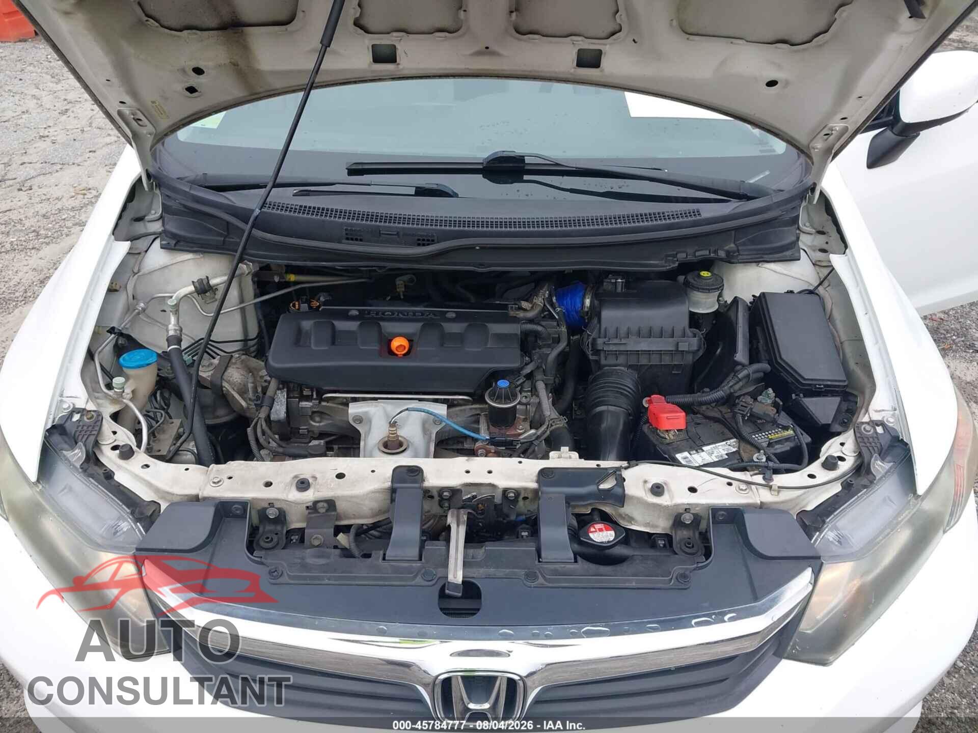 HONDA CIVIC 2012 - 19XFB2F54CE010366