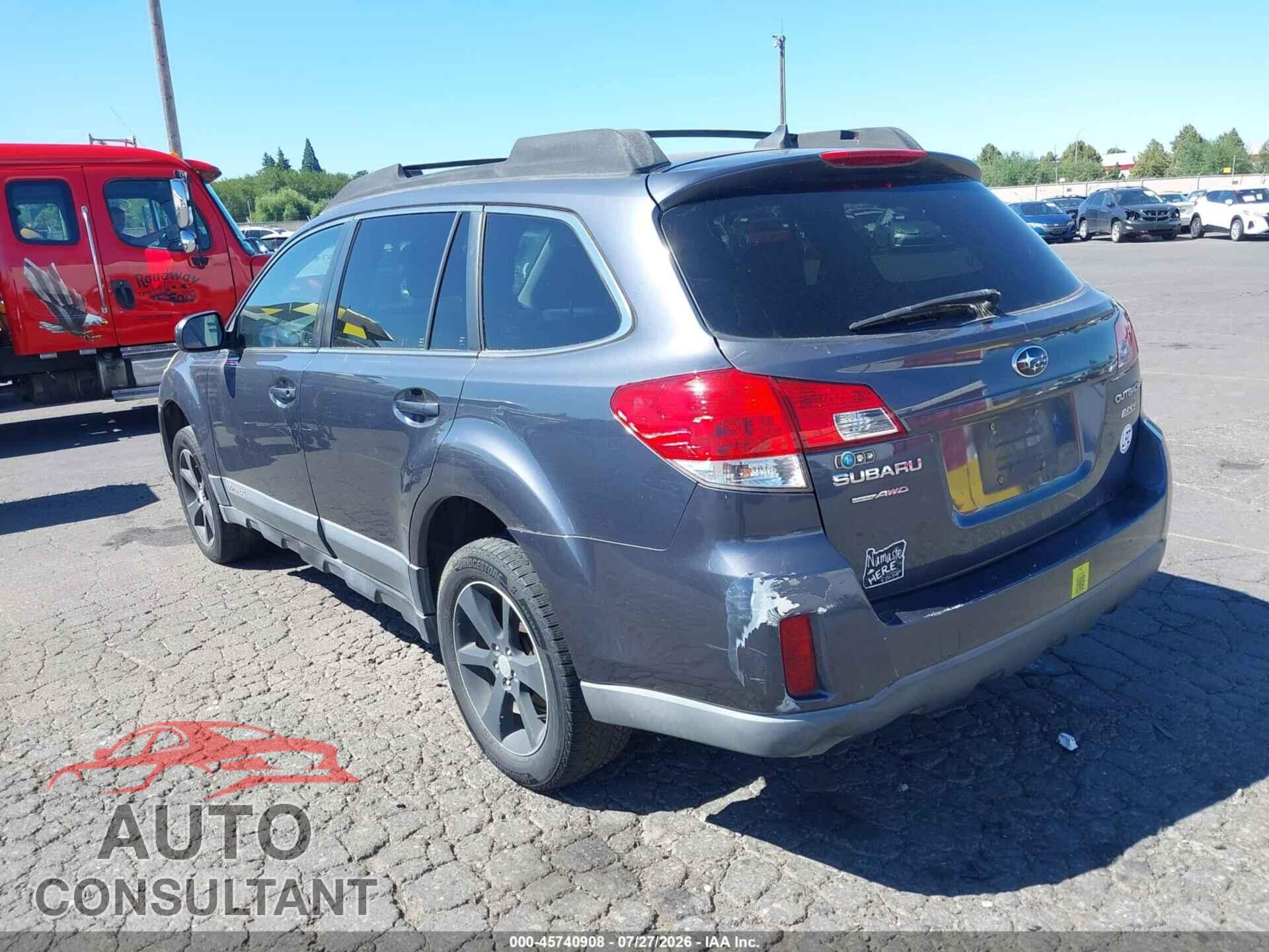 SUBARU OUTBACK 2014 - 4S4BRBKC3E3250318