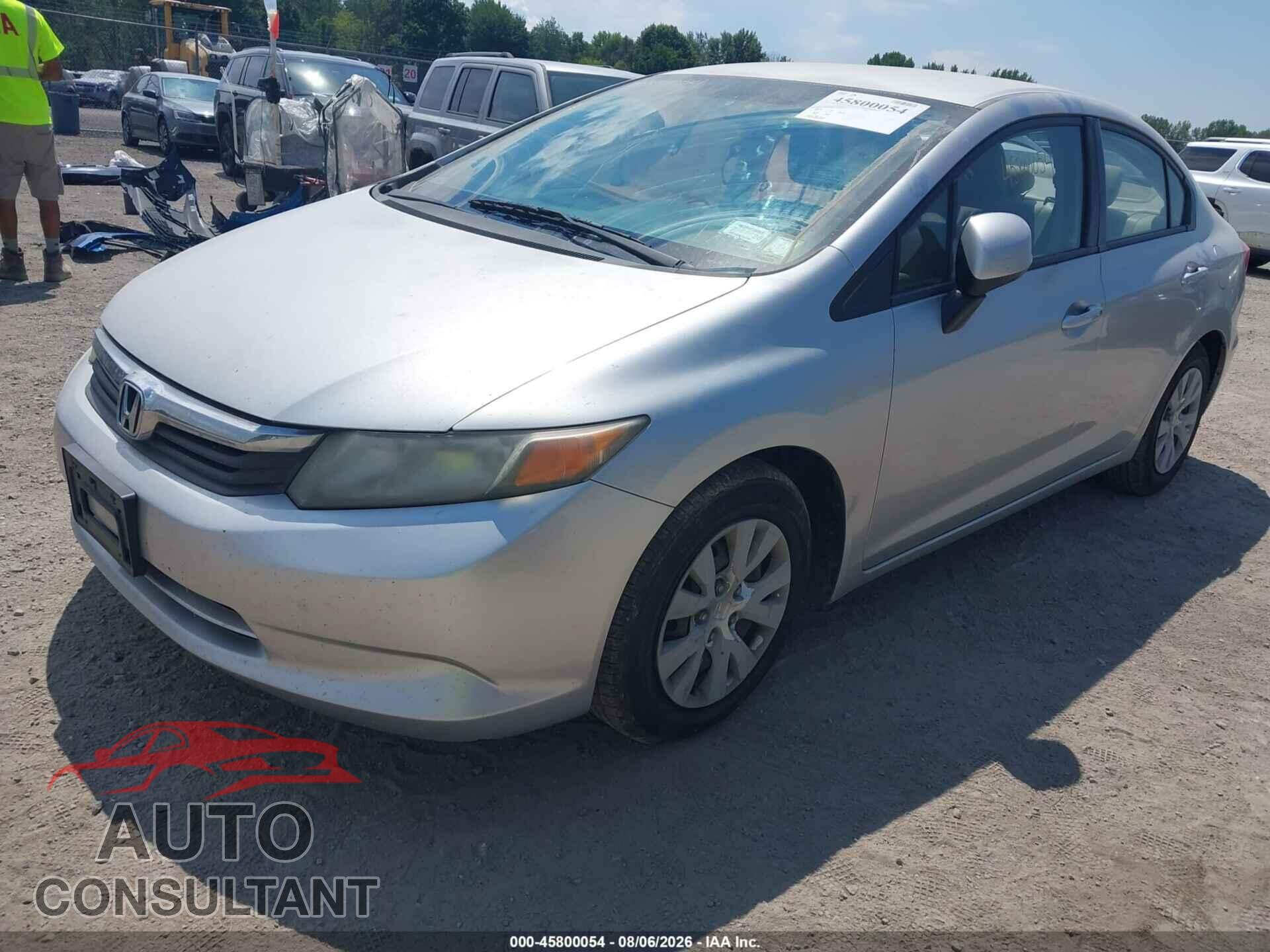 HONDA CIVIC 2012 - 2HGFB2F51CH331769