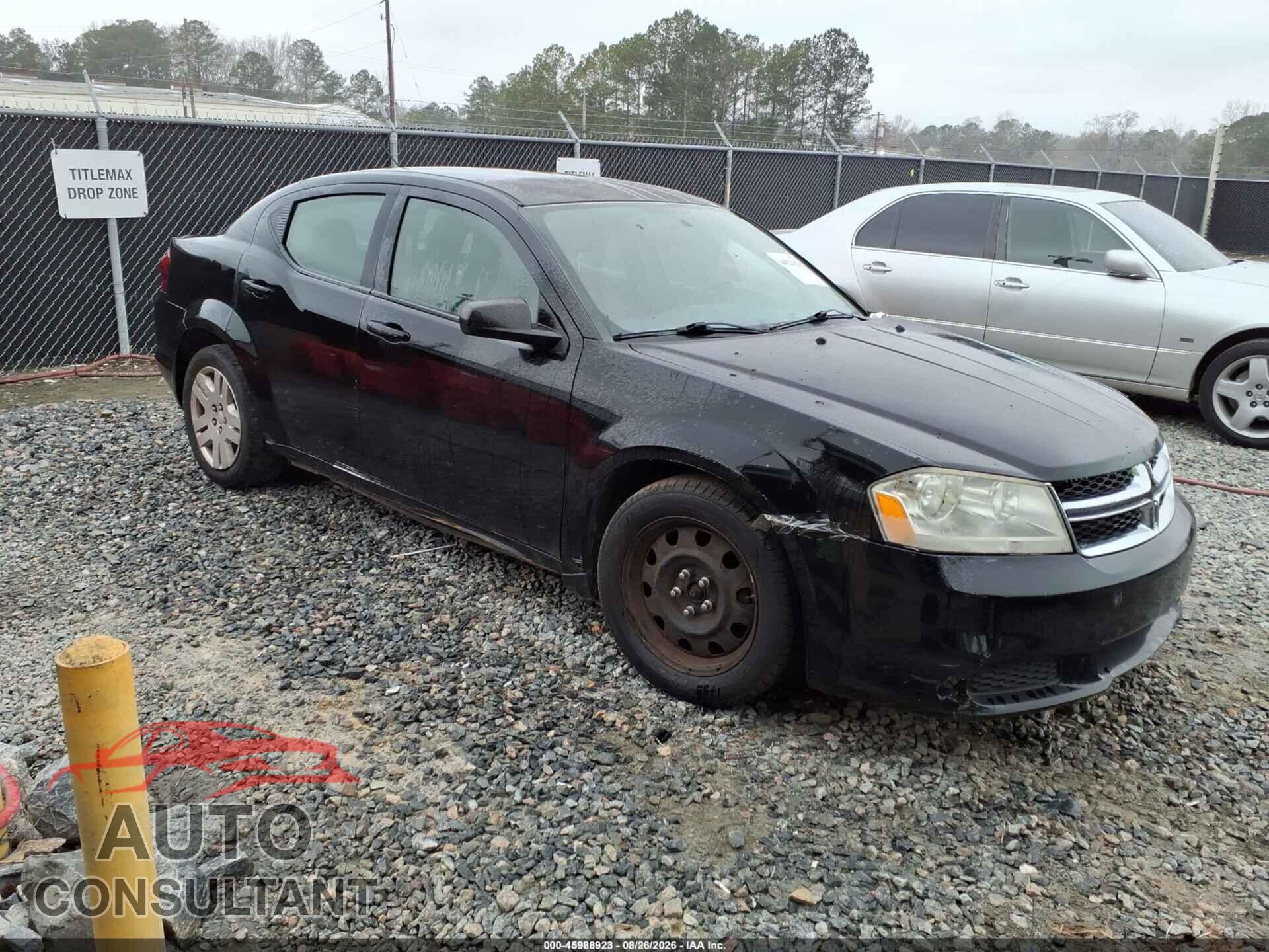 DODGE AVENGER 2012 - 1C3CDZAB5CN269953