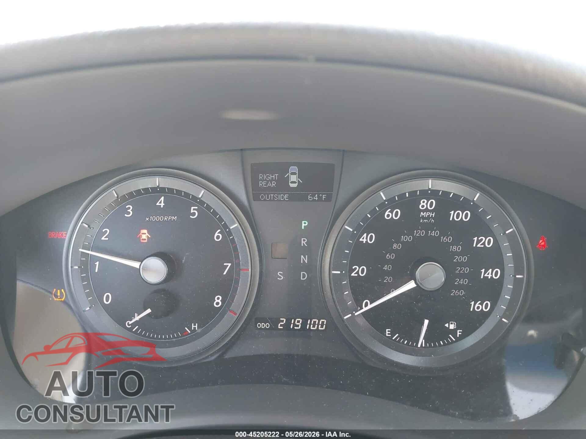 LEXUS ES 350 2009 - JTHBJ46G392302139