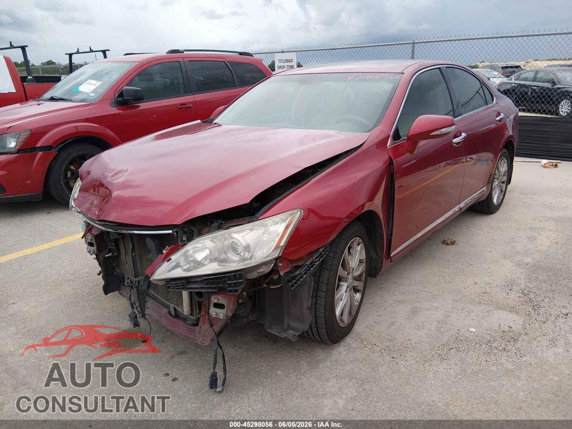 LEXUS ES 350 2010 - JTHBK1EGXA2403809