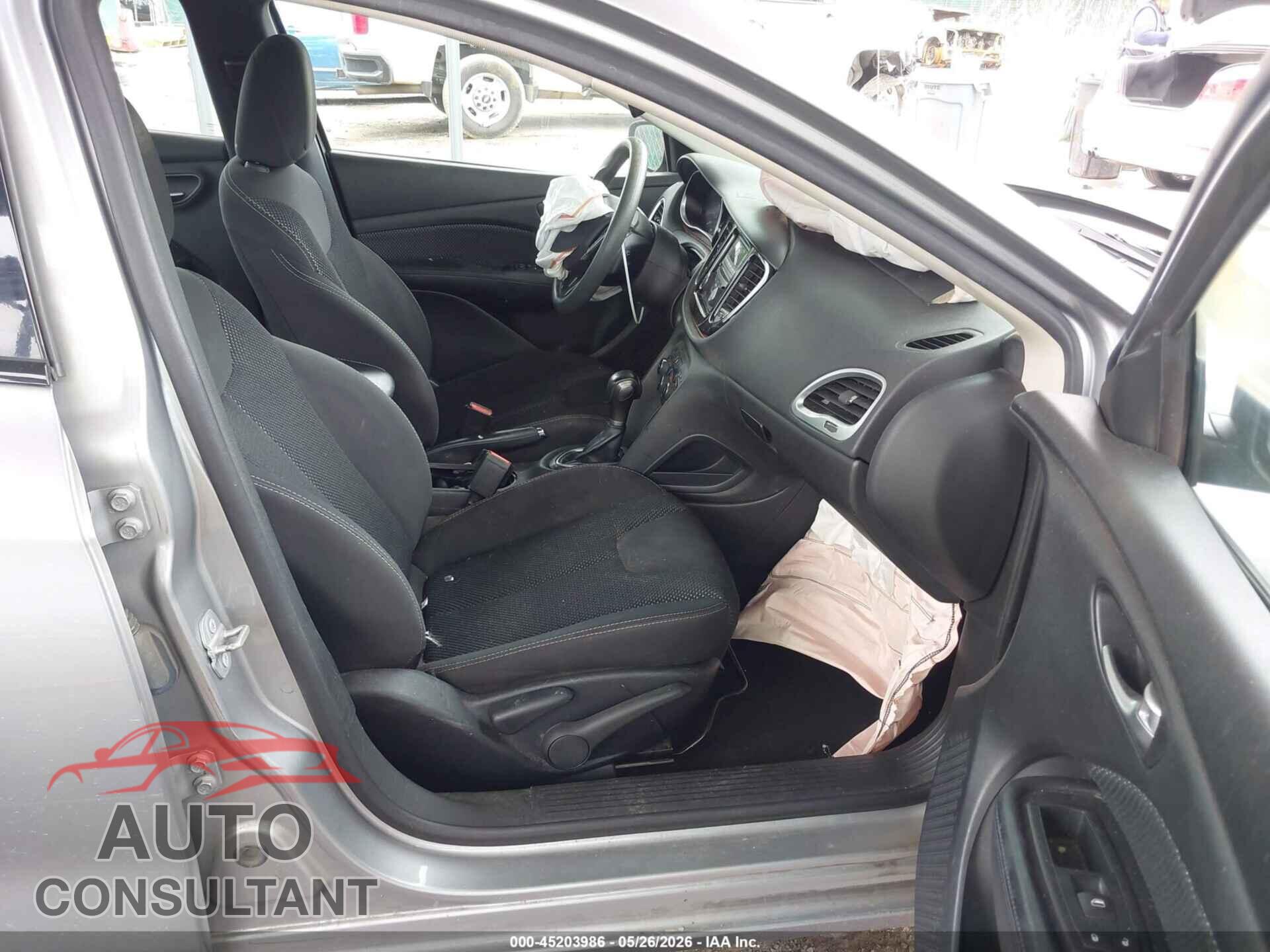 DODGE DART 2015 - 1C3CDFBB6FD390496