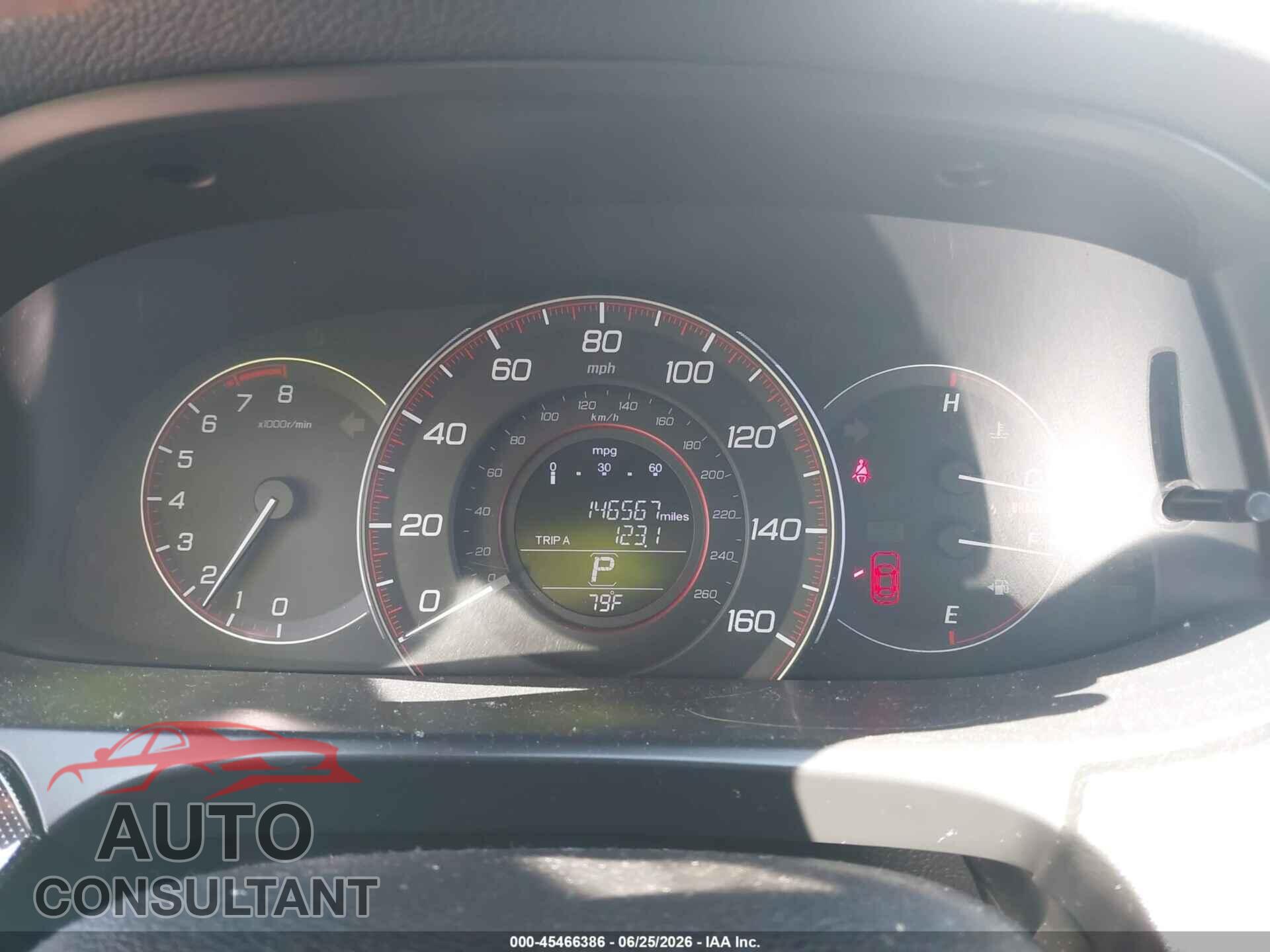 HONDA ACCORD 2014 - 1HGCR2F54EA297407