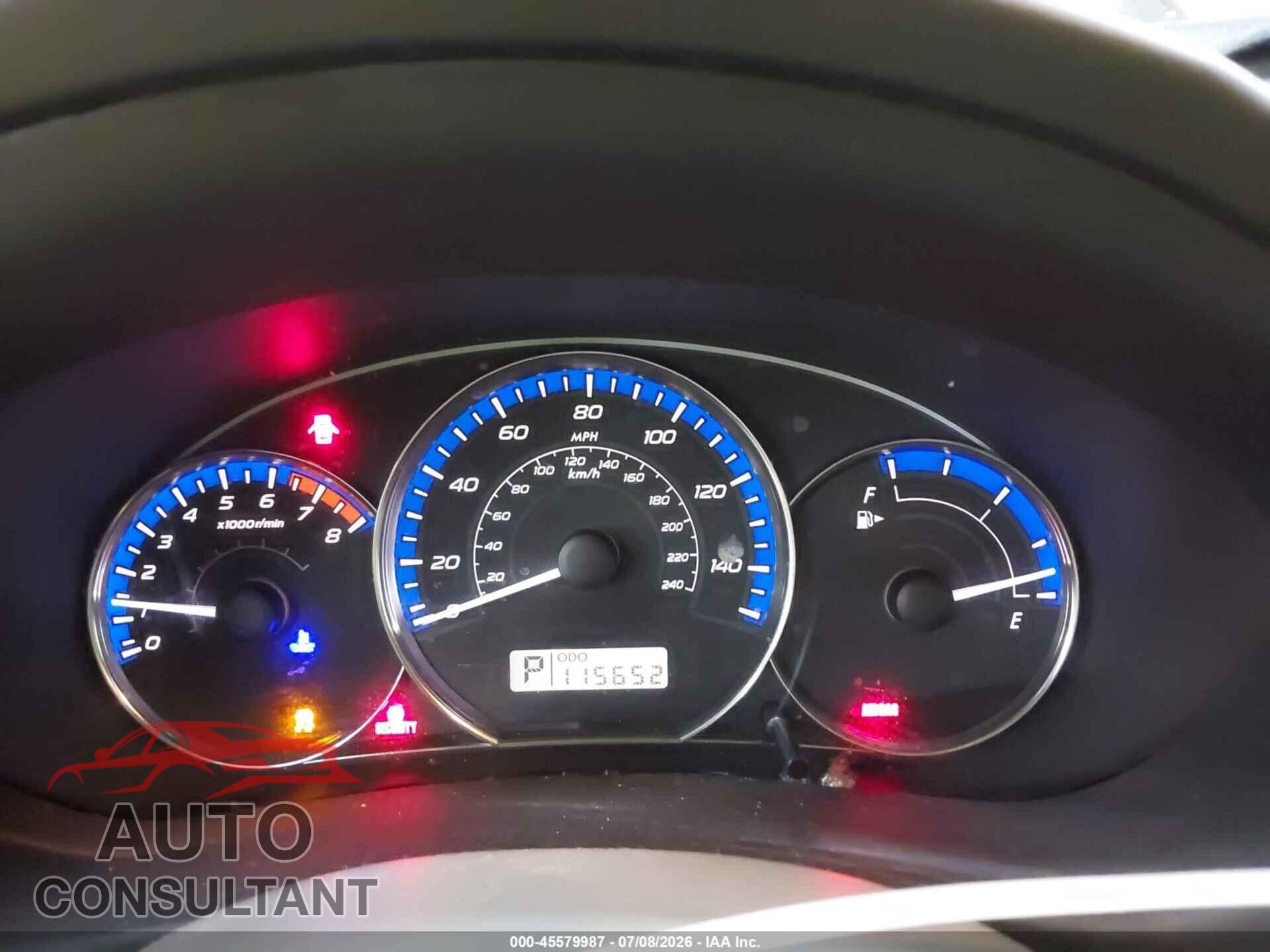 SUBARU FORESTER 2013 - JF2SHABC1DH400169