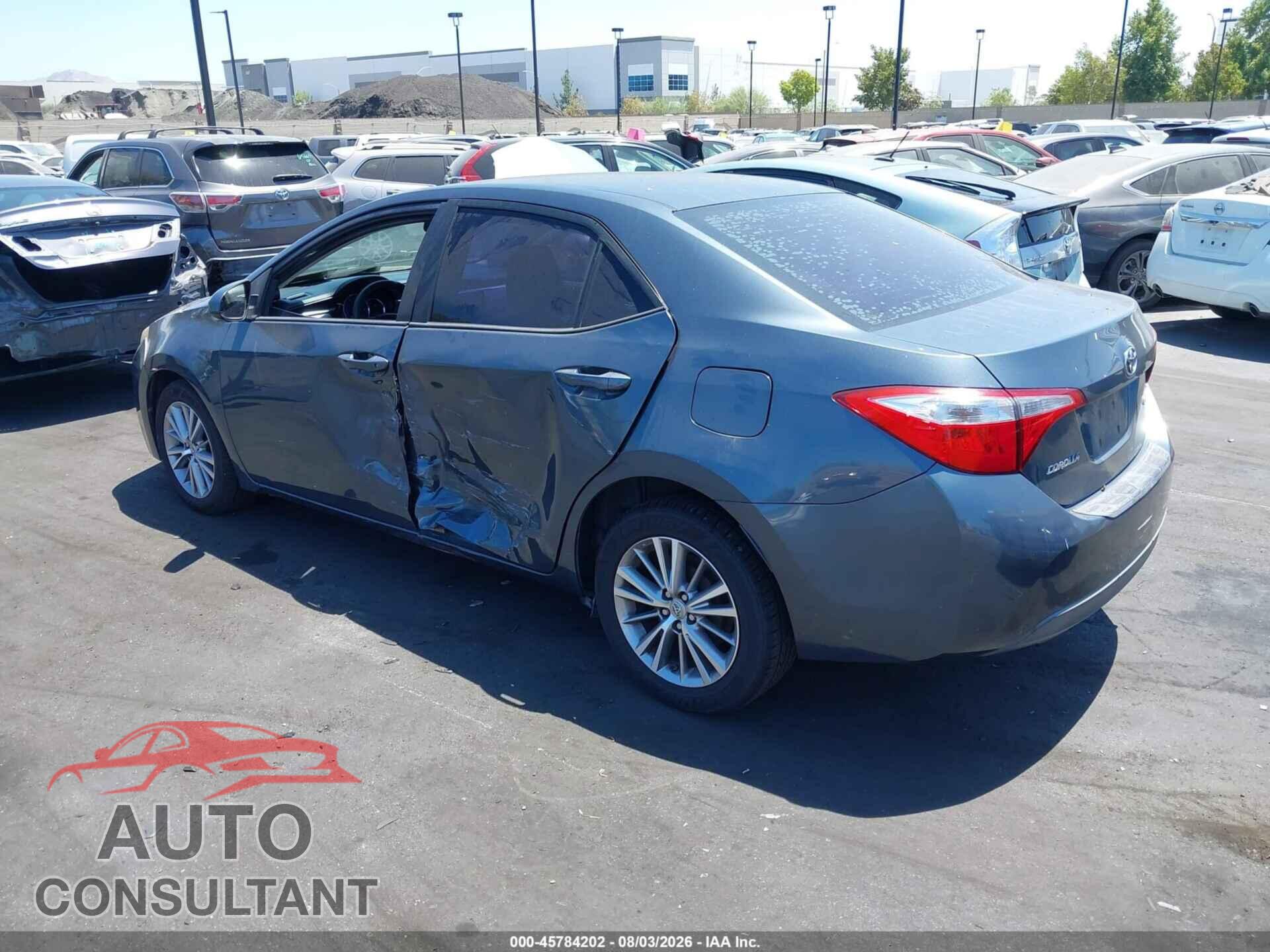 TOYOTA COROLLA 2015 - 2T1BURHE2FC268757