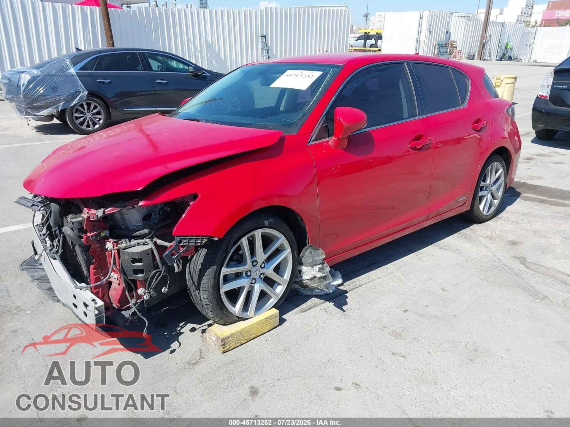 LEXUS CT 200H 2016 - JTHKD5BH2G2265674