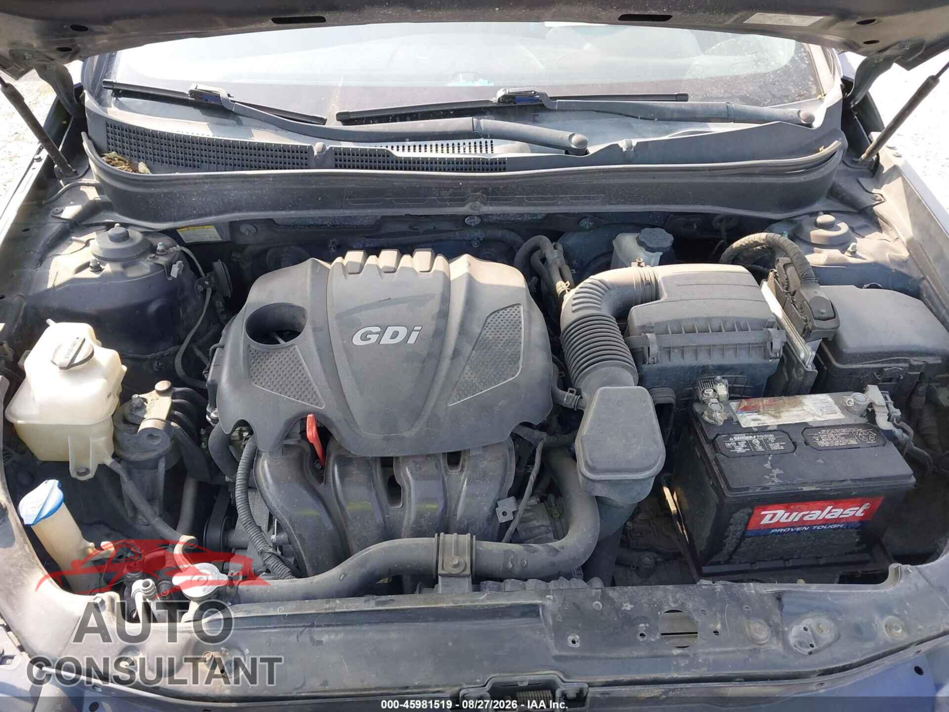 HYUNDAI SONATA 2013 - 5NPEC4AC4DH575885