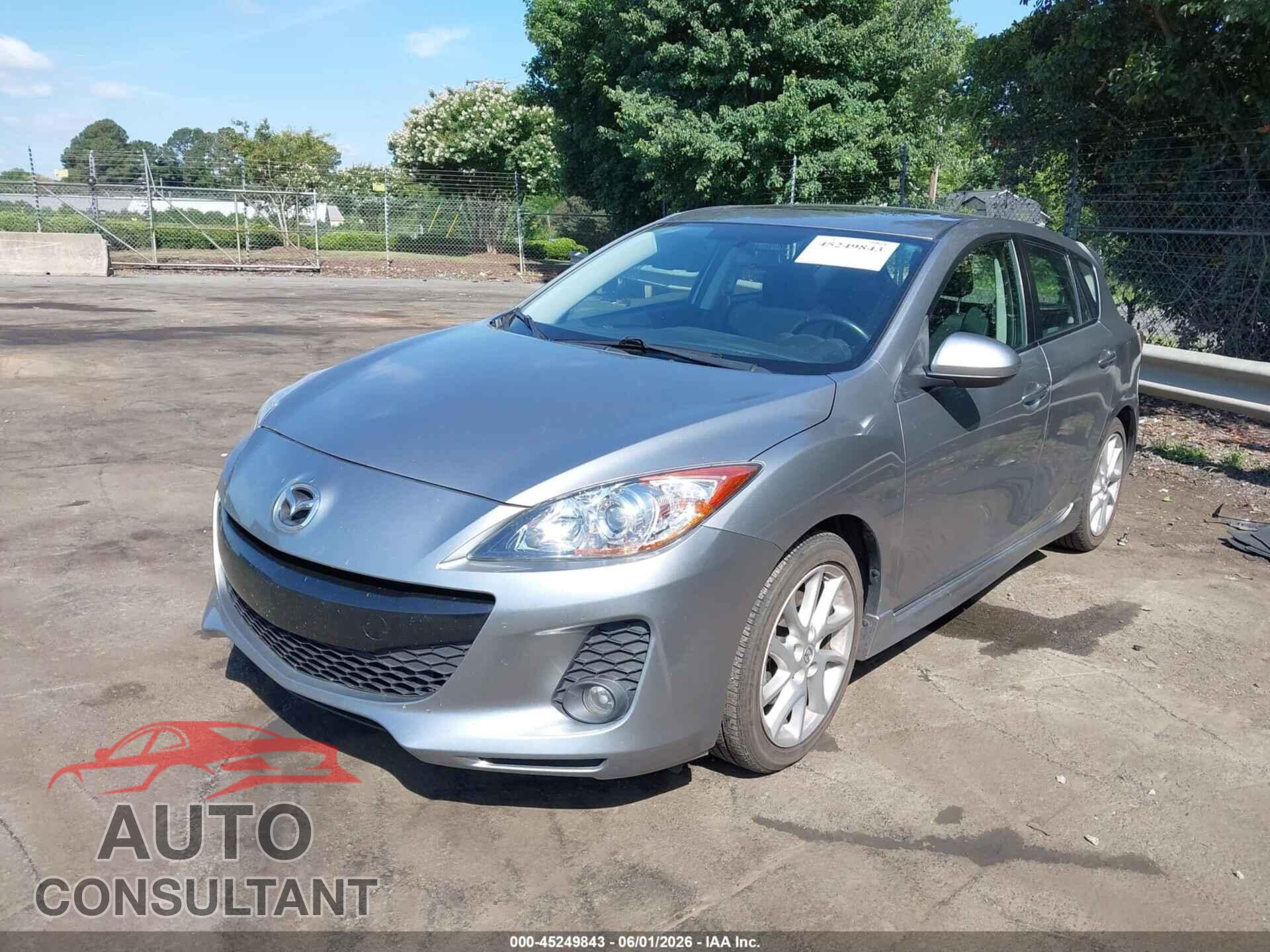 MAZDA MAZDA3 2012 - JM1BL1L51C1513608