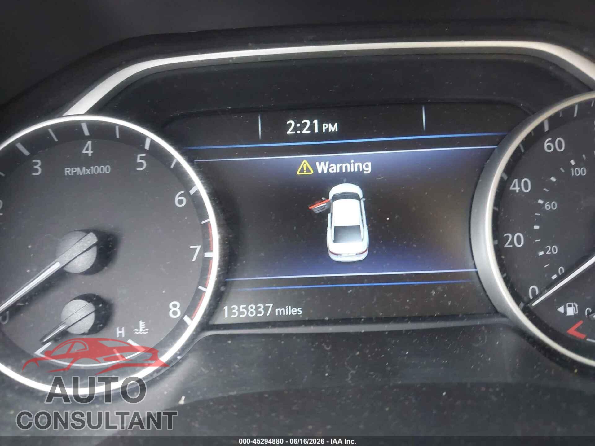 NISSAN MAXIMA 2016 - 1N4AA6APXGC903237