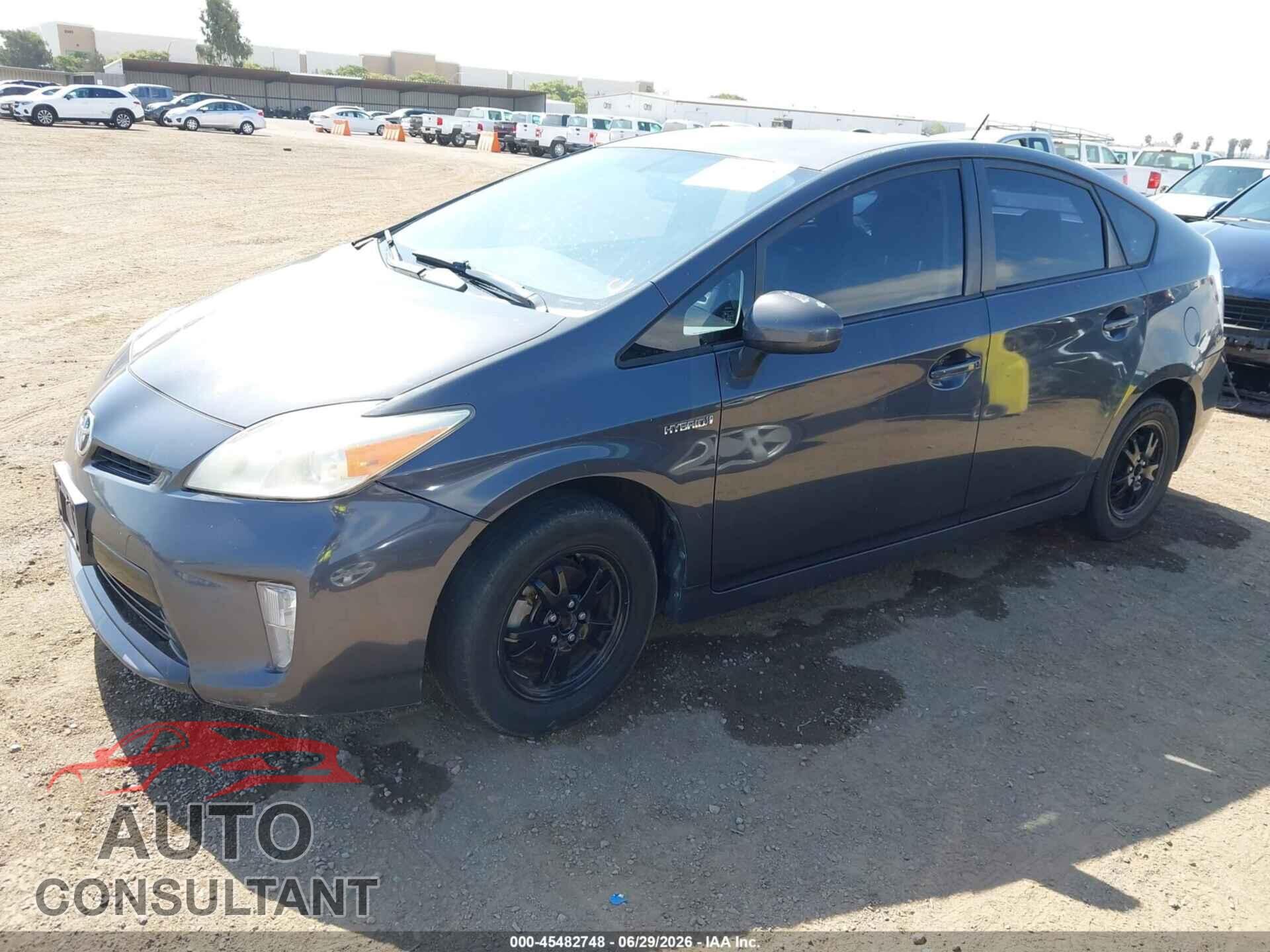 TOYOTA PRIUS 2012 - JTDKN3DU8C1493885