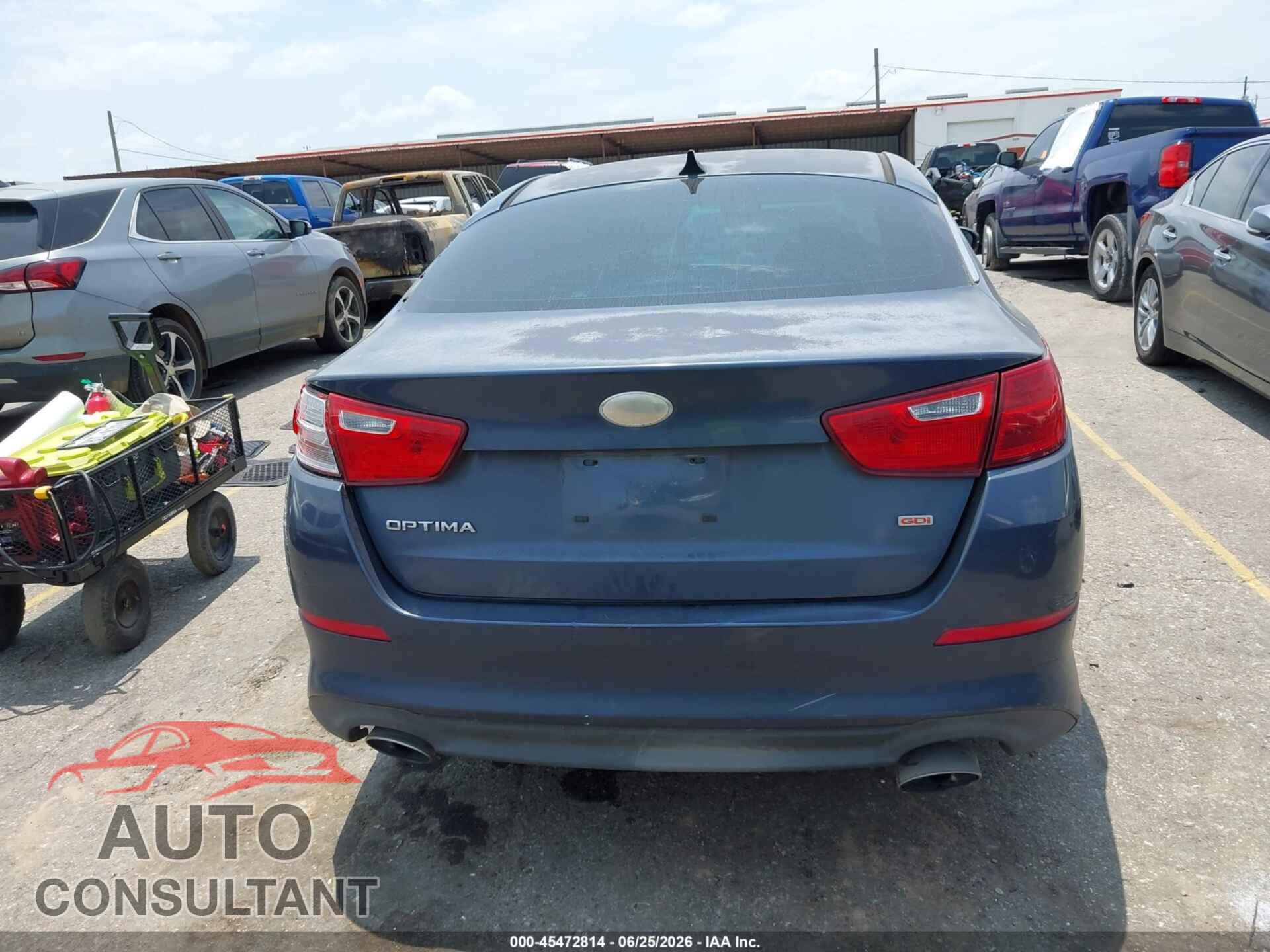 KIA OPTIMA 2015 - KNAGM4A73F5560979