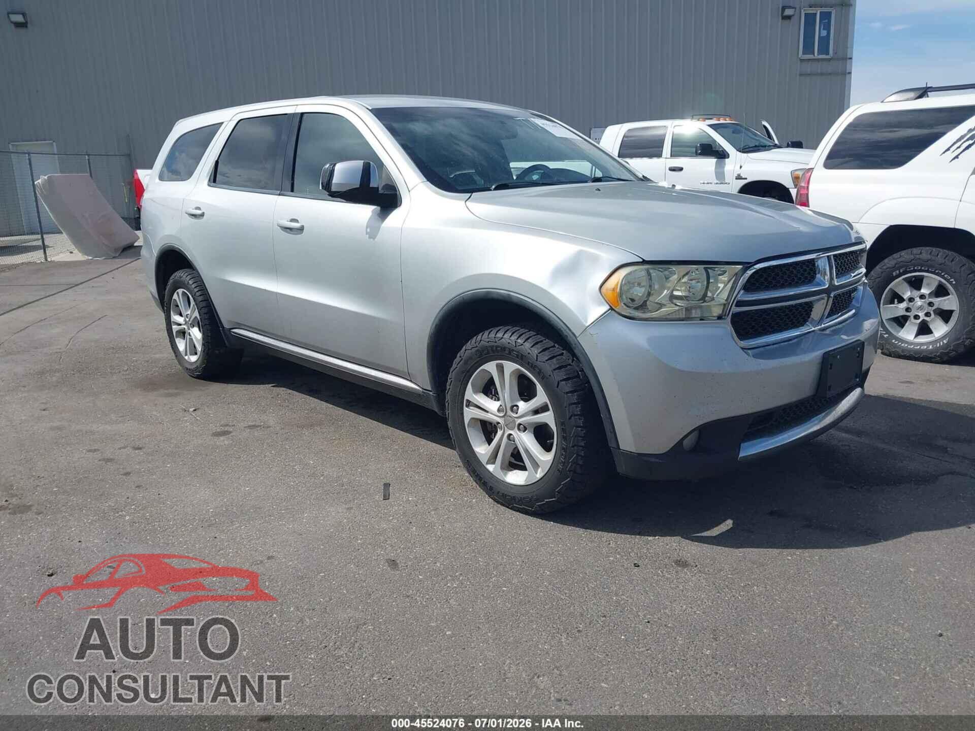 DODGE DURANGO 2011 - 1D4RE2GG2BC746512