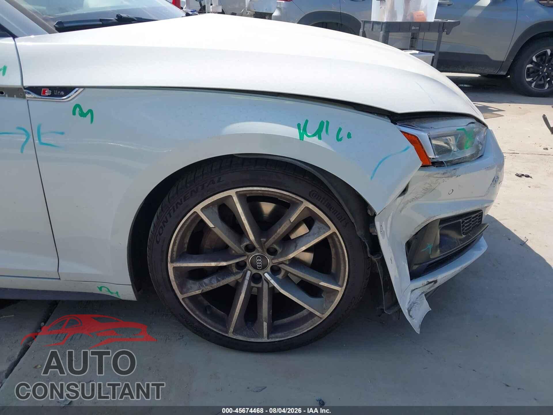 AUDI A5 2019 - WAUFNCF56KA076686