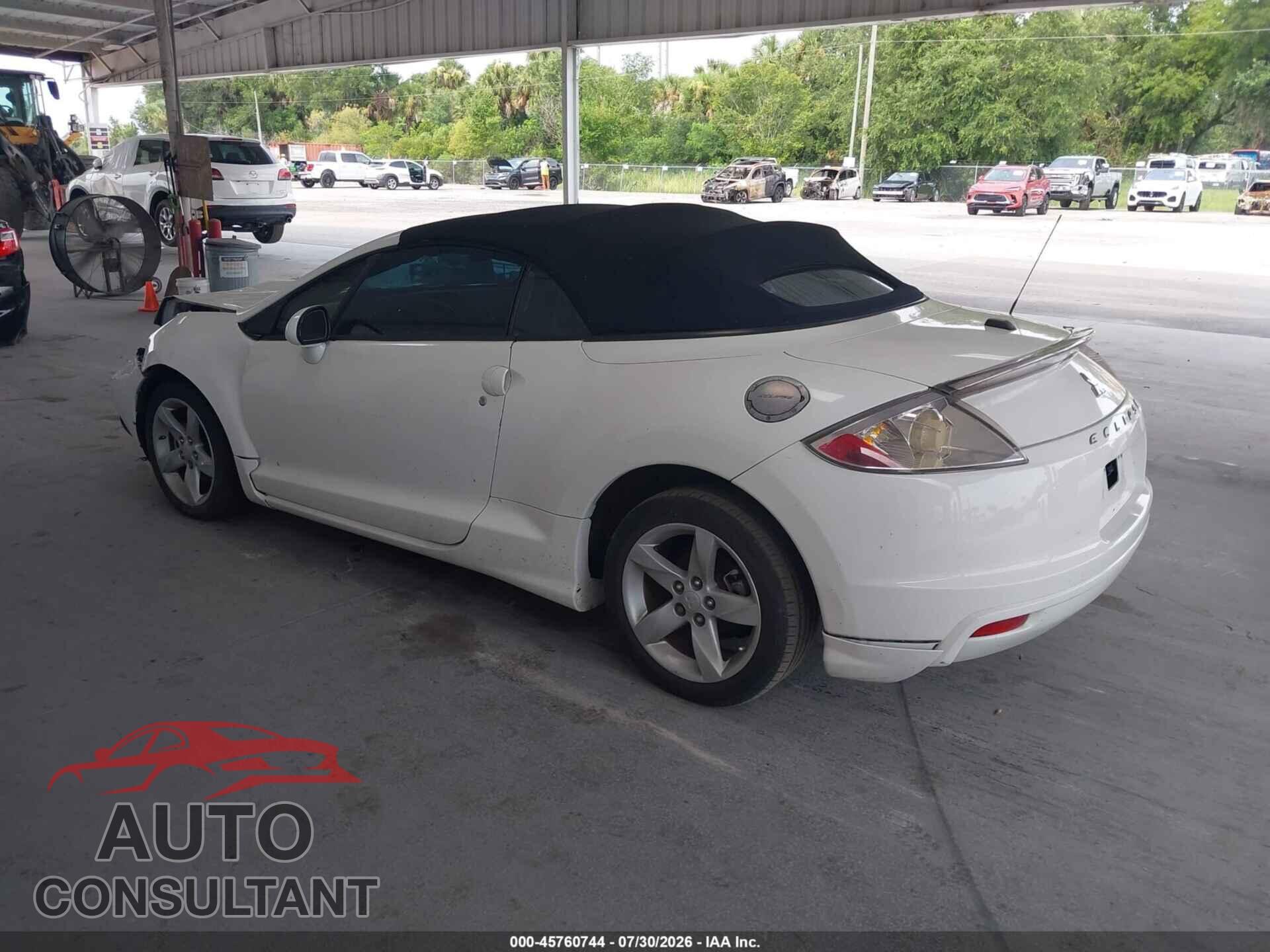 MITSUBISHI ECLIPSE SPYDER 2009 - 4A3AL25F19E025698