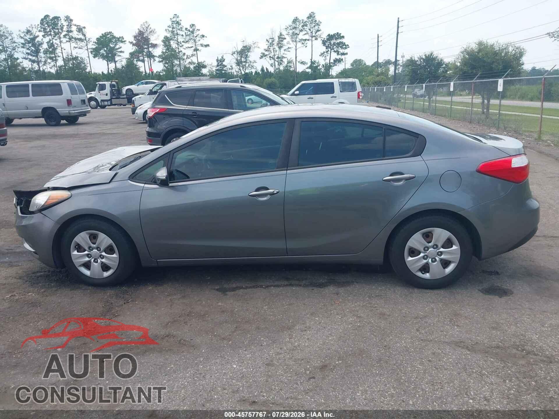 KIA FORTE 2016 - KNAFX4A68G5594749