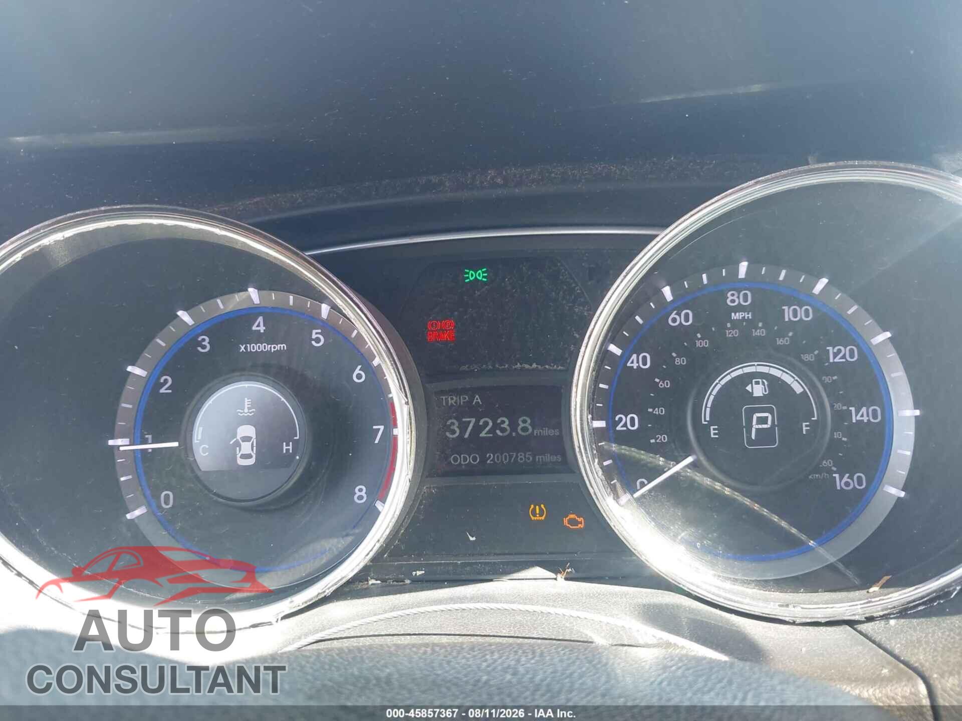 HYUNDAI SONATA 2011 - 5NPEB4AC2BH076096