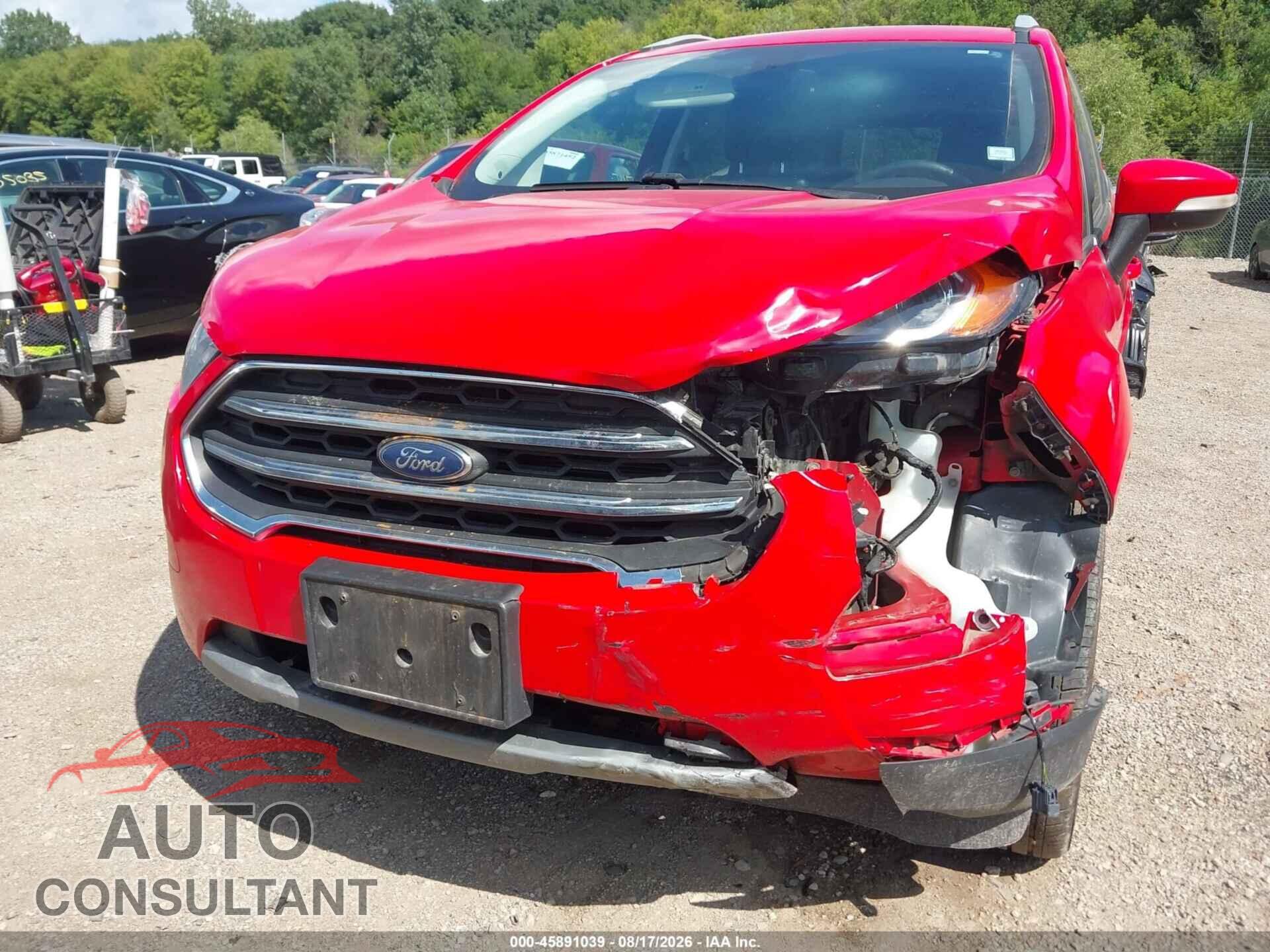 FORD ECOSPORT 2020 - MAJ6S3KL6LC340596